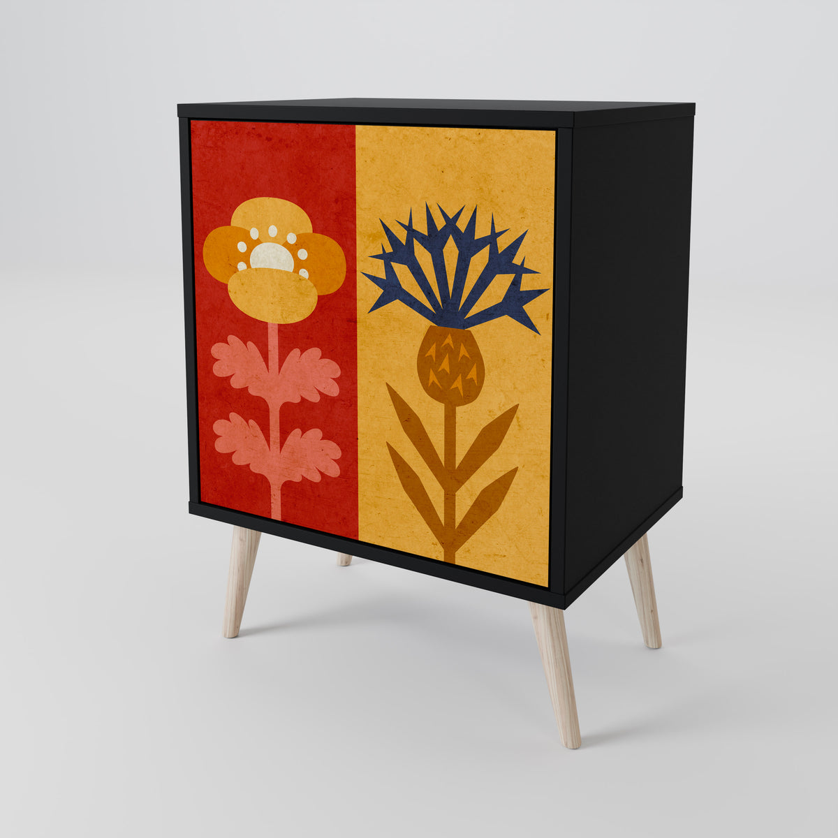 SCANDIC FLOWERET Skänk med en dörr