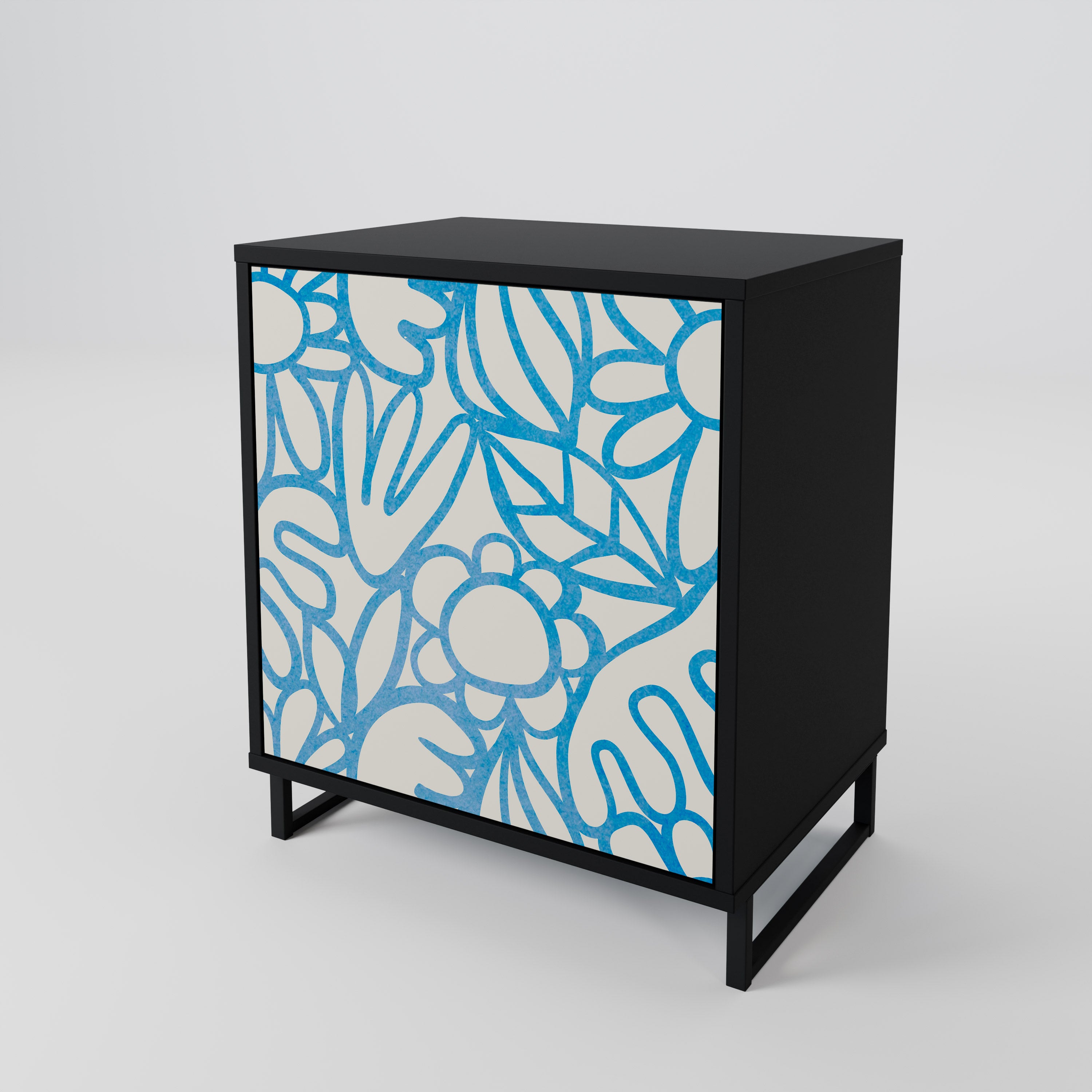 BLOOMY MORNING 1-Door Sideboard