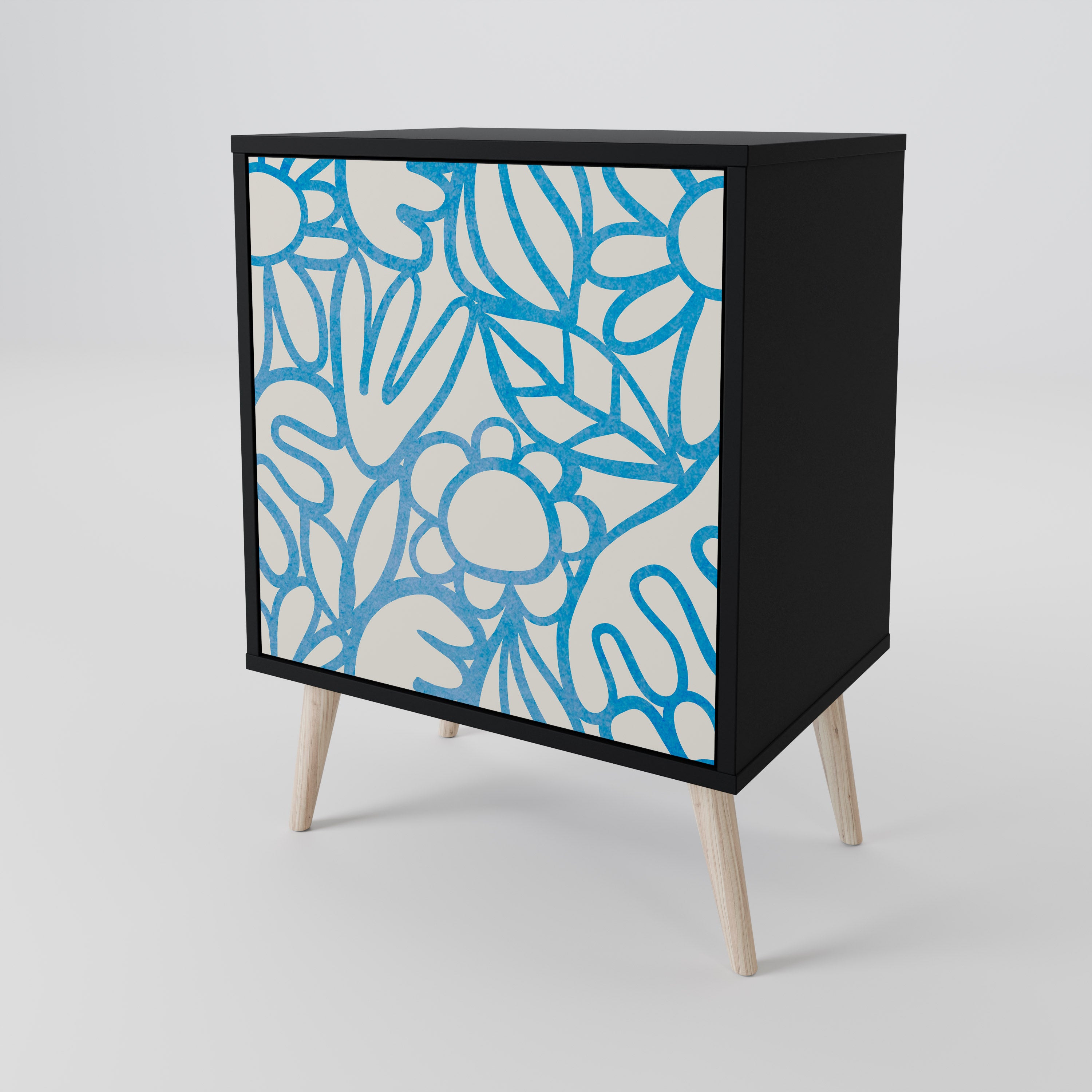 BLOOMY MORNING 1-Door Sideboard
