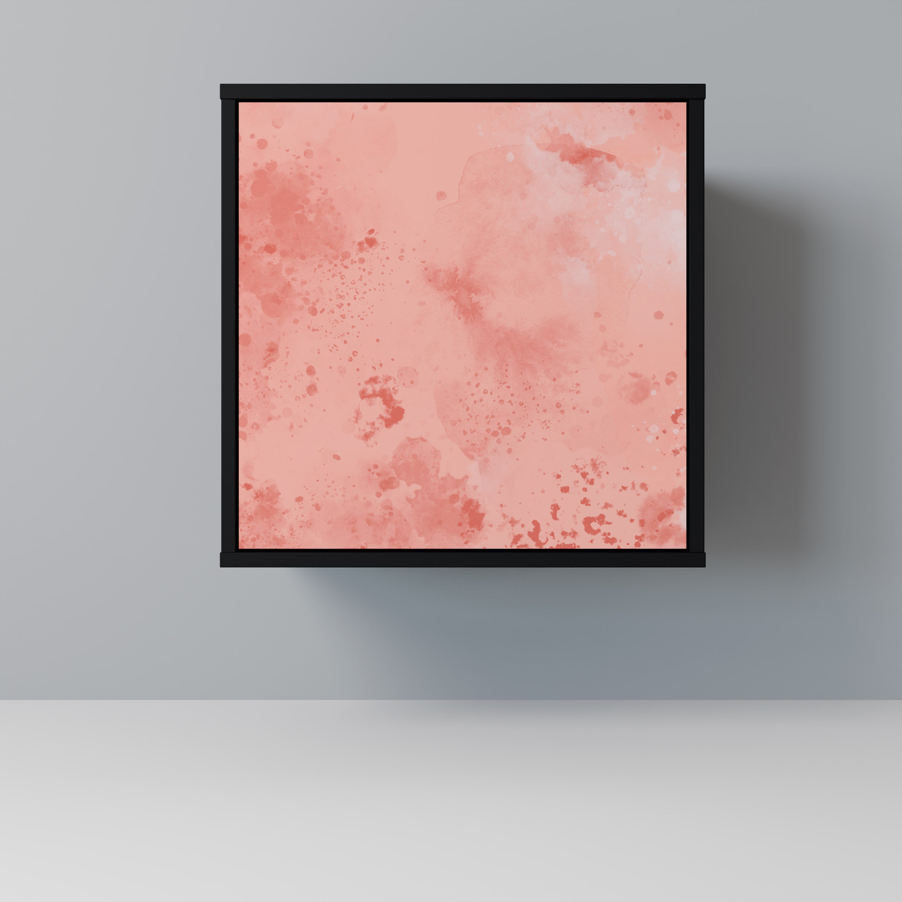 CRANE DANCE skänk med 1 dörr i svart finish