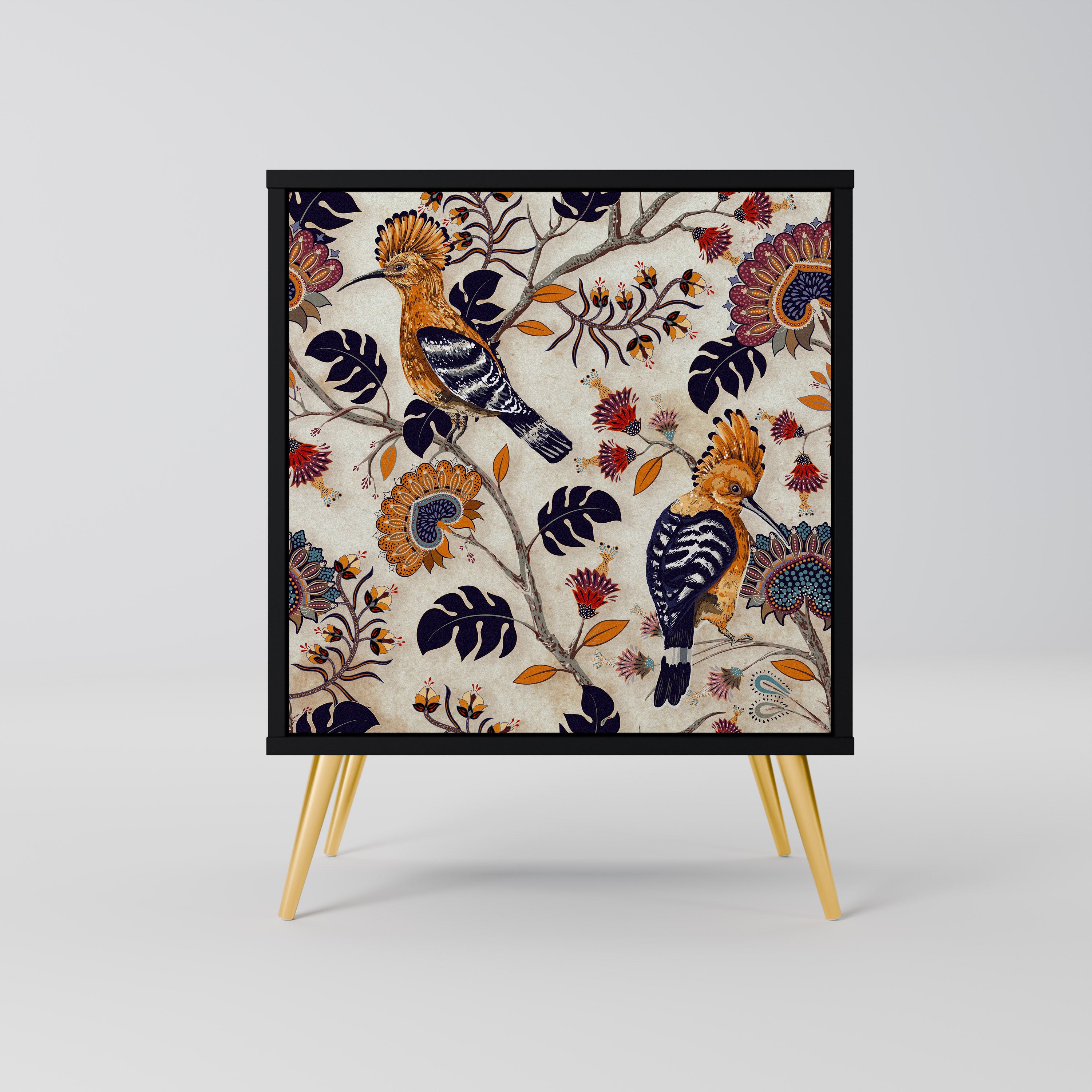 EMINENT HOOPOE skänk med 1 dörr i svart finish