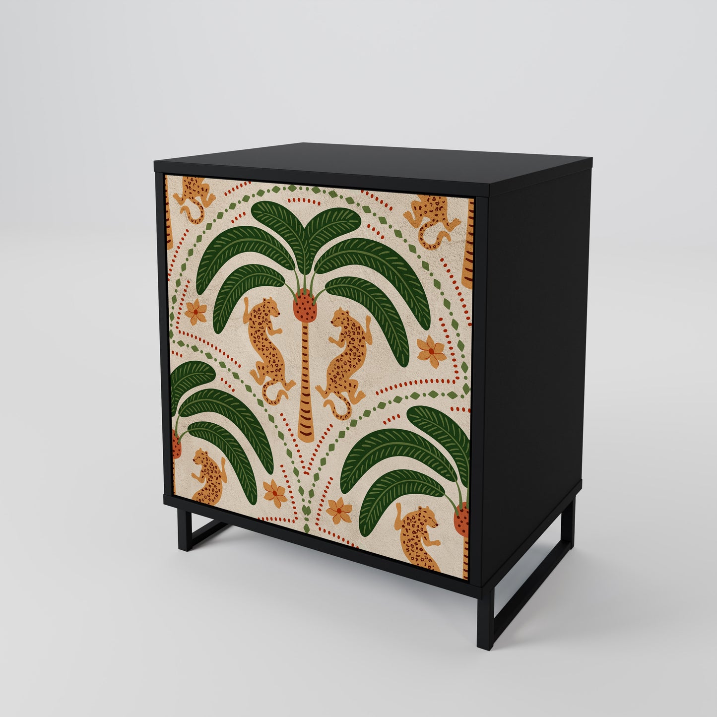 DANCING PREDATORS 1-Door Sideboard