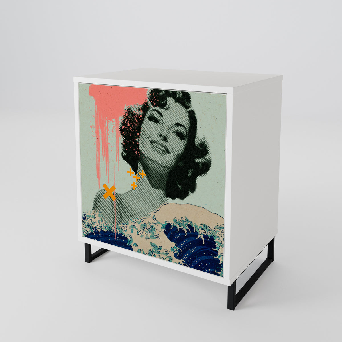 KANAGAWA BEAUTY Skänk med en dörr