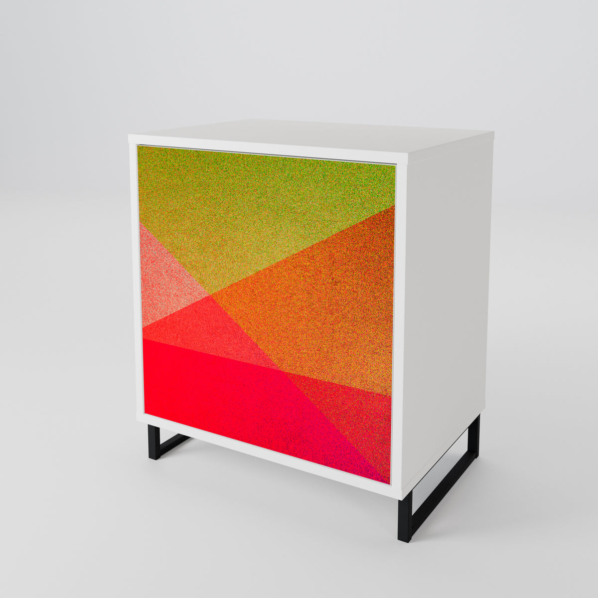 VIVID GEOMETRY Skänk med en dörr
