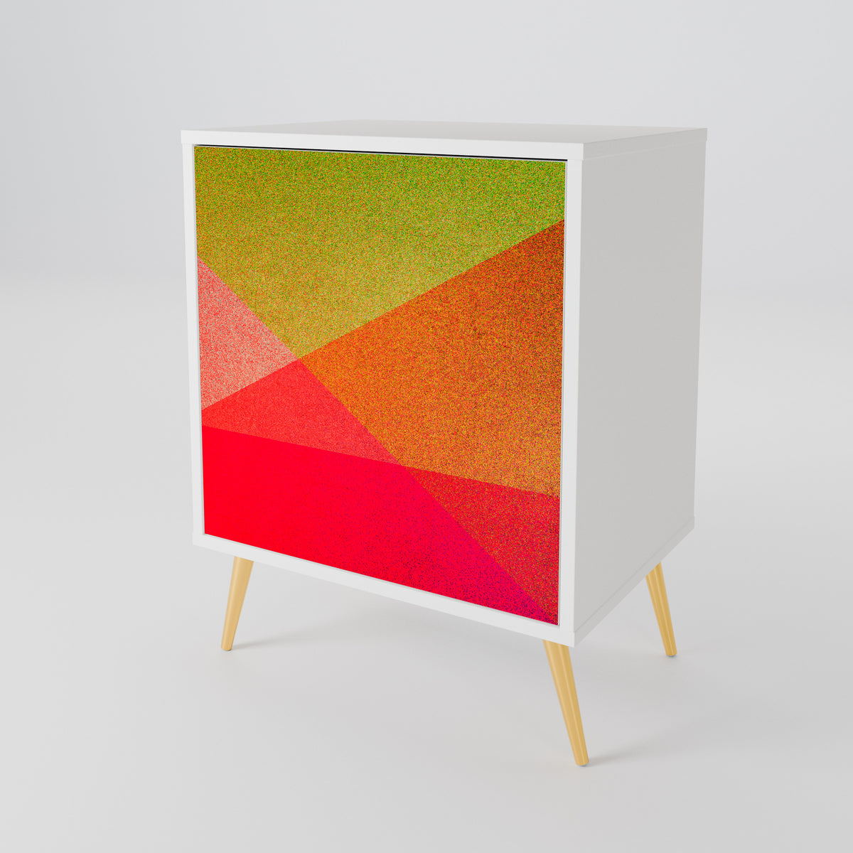 VIVID GEOMETRY Skänk med en dörr