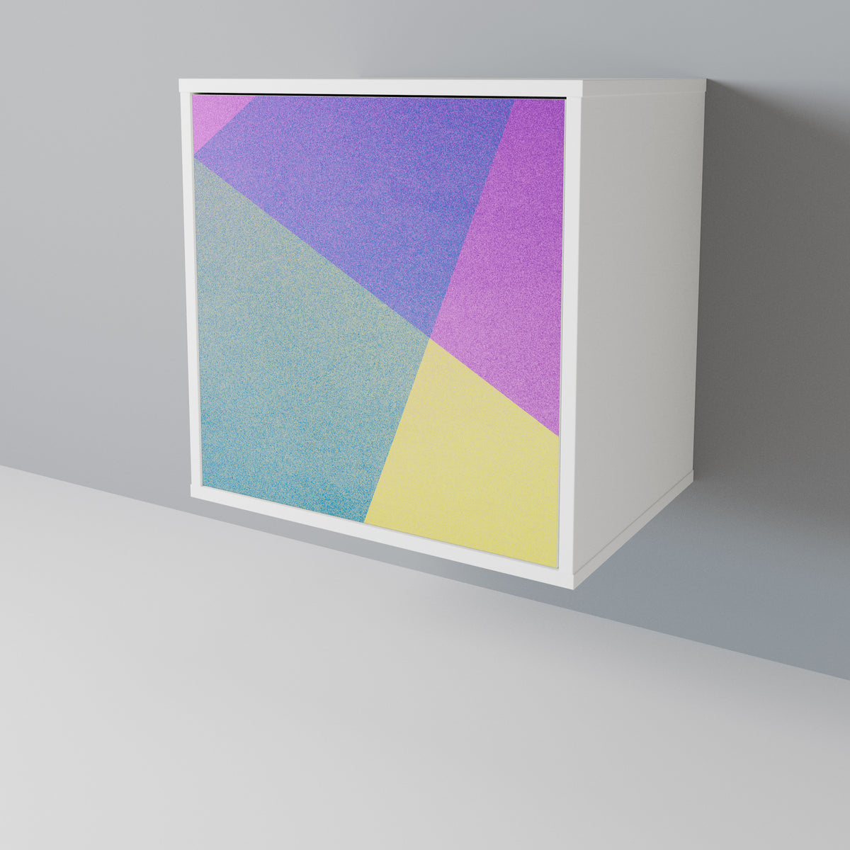 BRIGHT GEOMETRY Skänk med en dörr