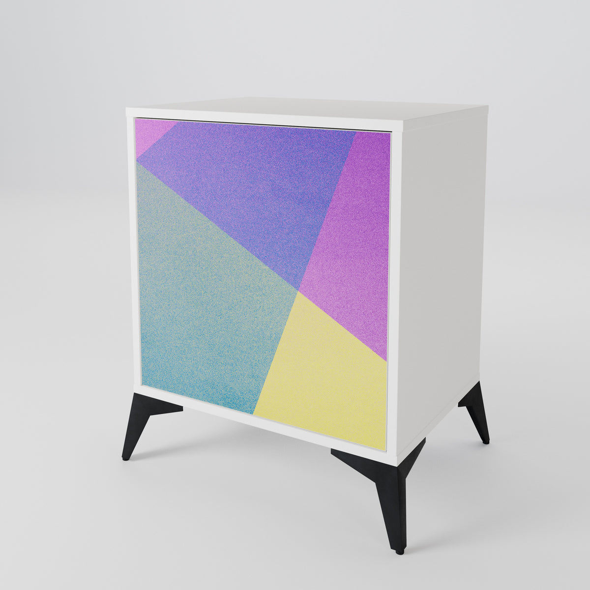 BRIGHT GEOMETRY Skänk med en dörr