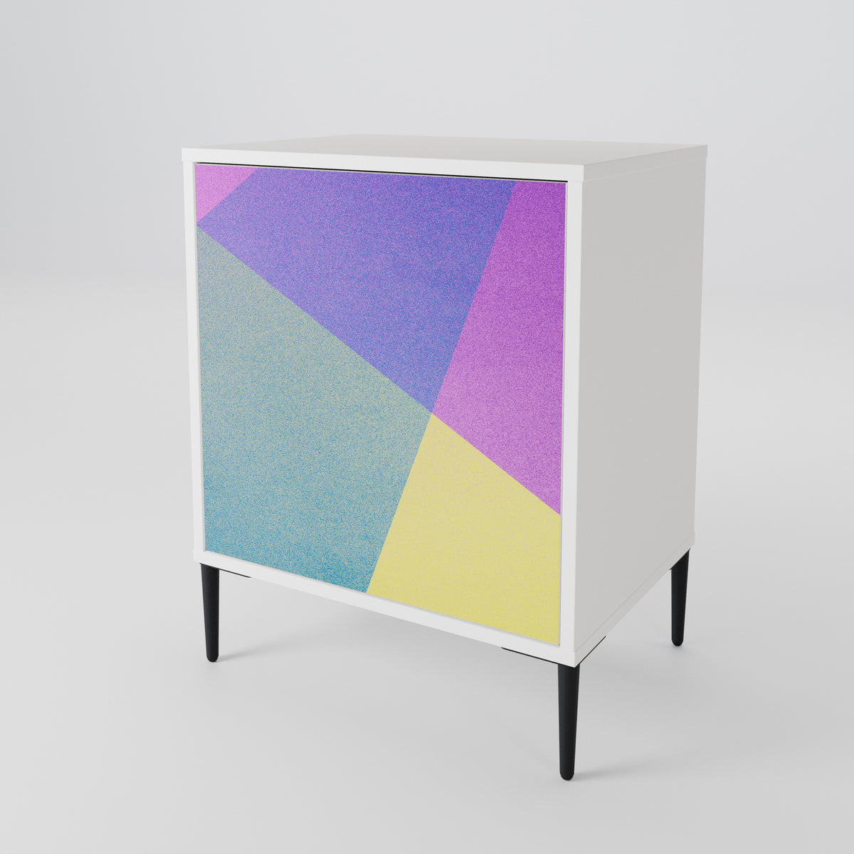 BRIGHT GEOMETRY Skänk med en dörr