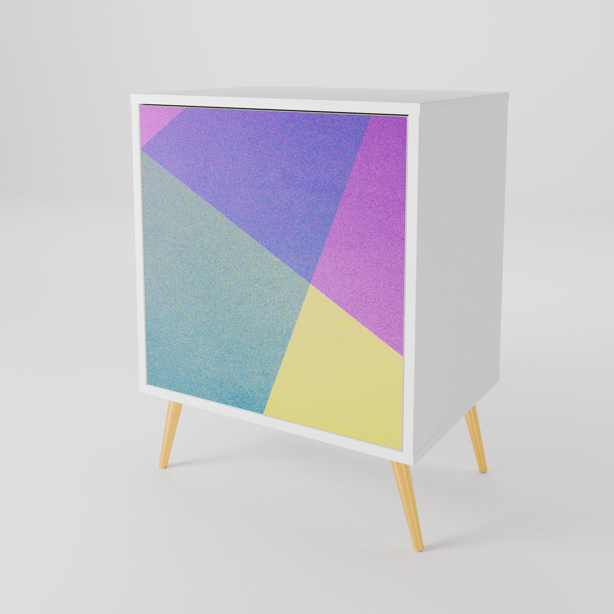 BRIGHT GEOMETRY Skänk med en dörr