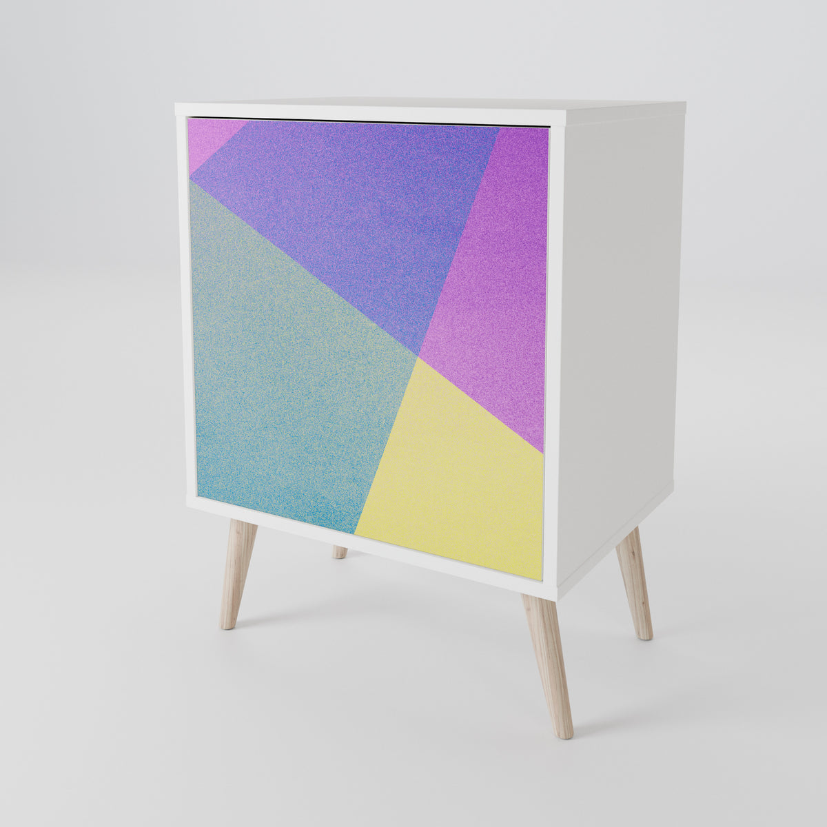 BRIGHT GEOMETRY Skänk med en dörr