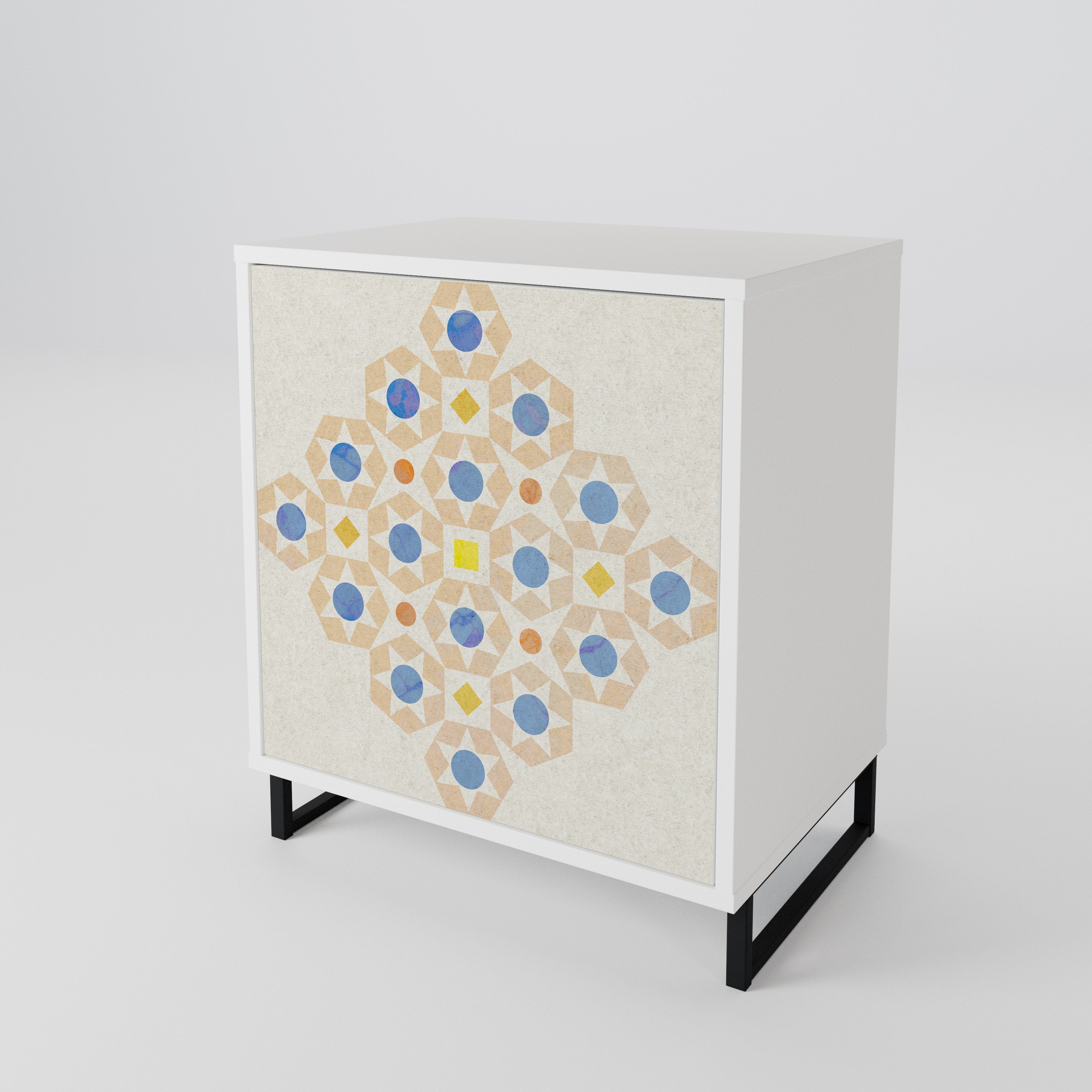 PATTERNED PRISM 1-Door Sideboard