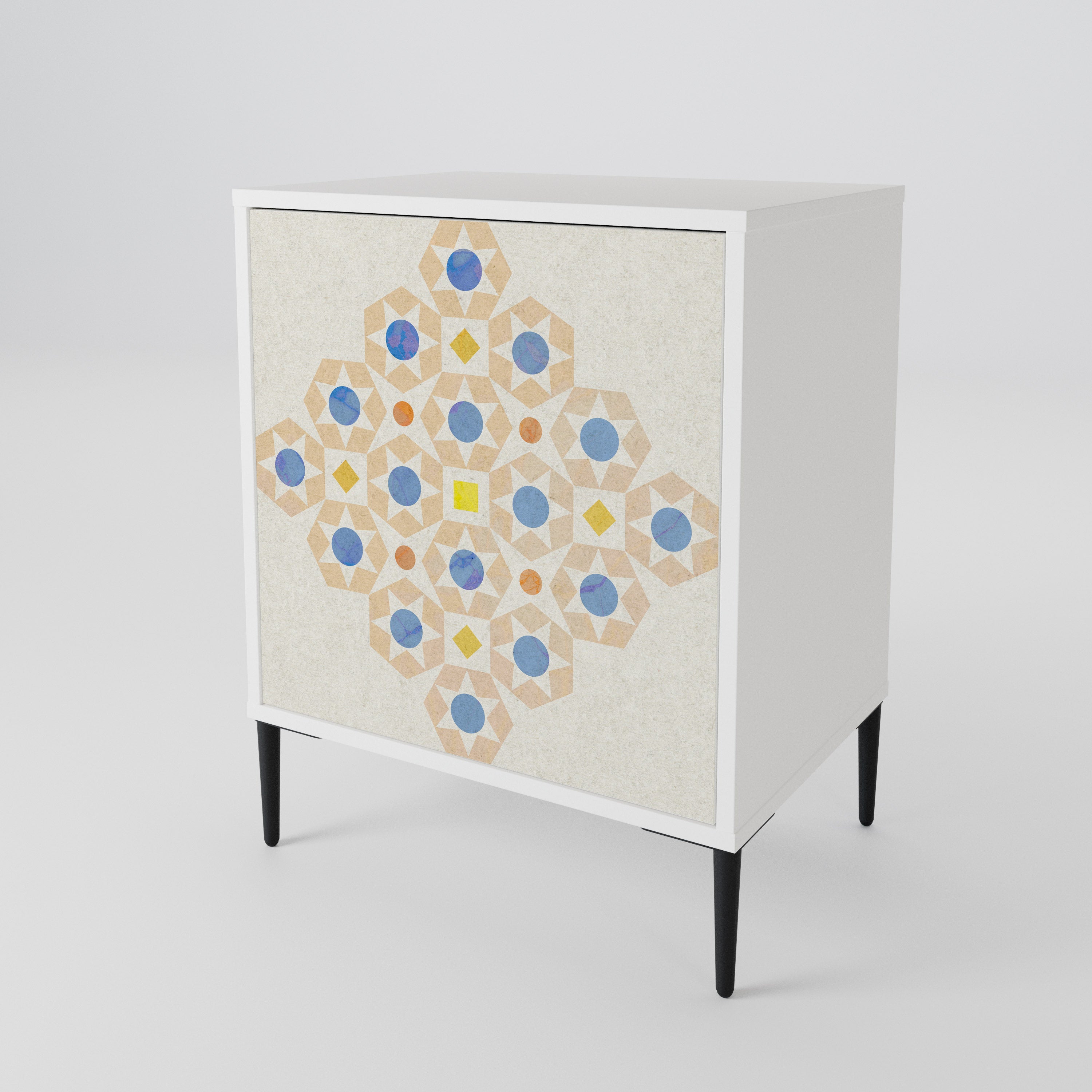 PATTERNED PRISM 1-Door Sideboard