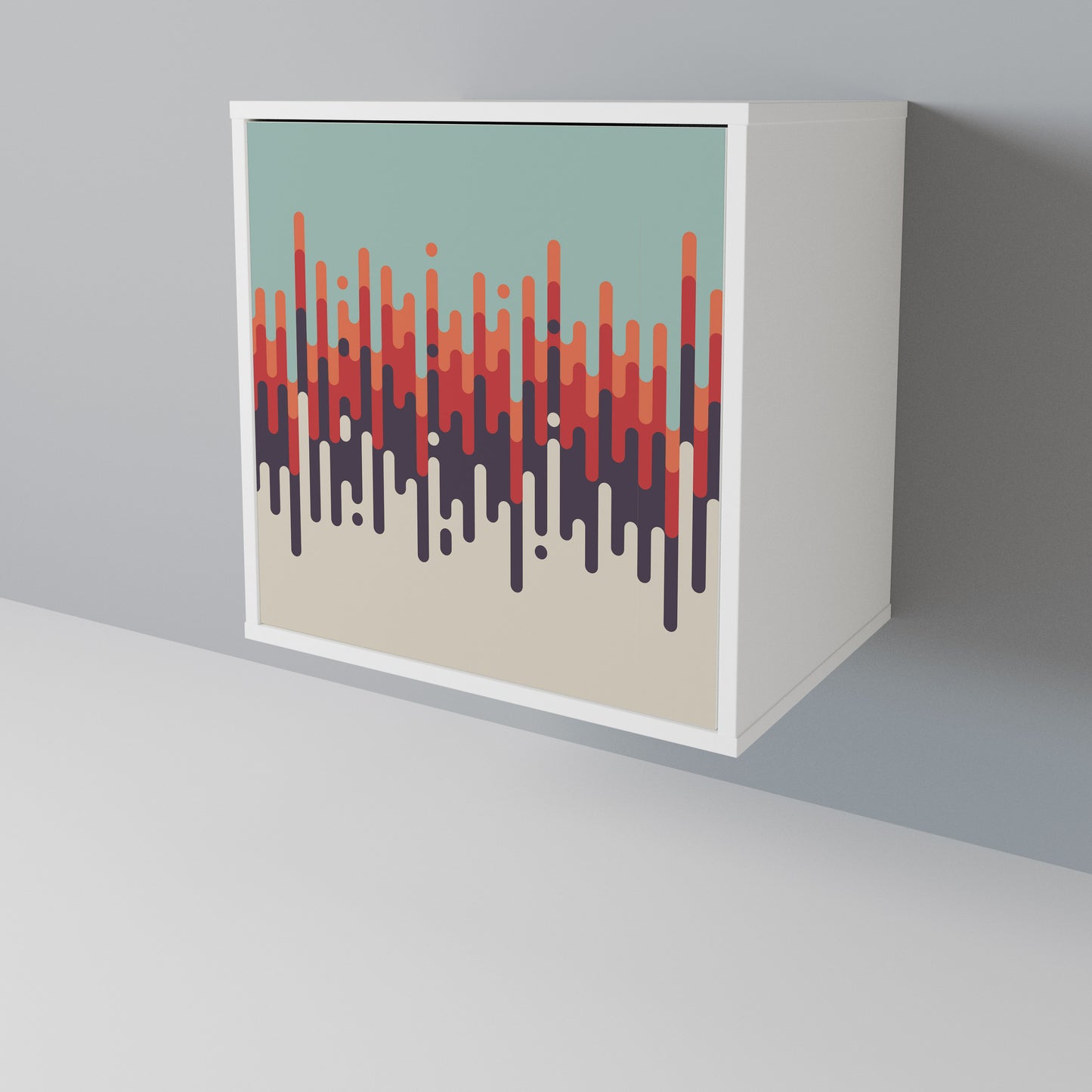 CHROMA CONTOURS Skänk med en dörr