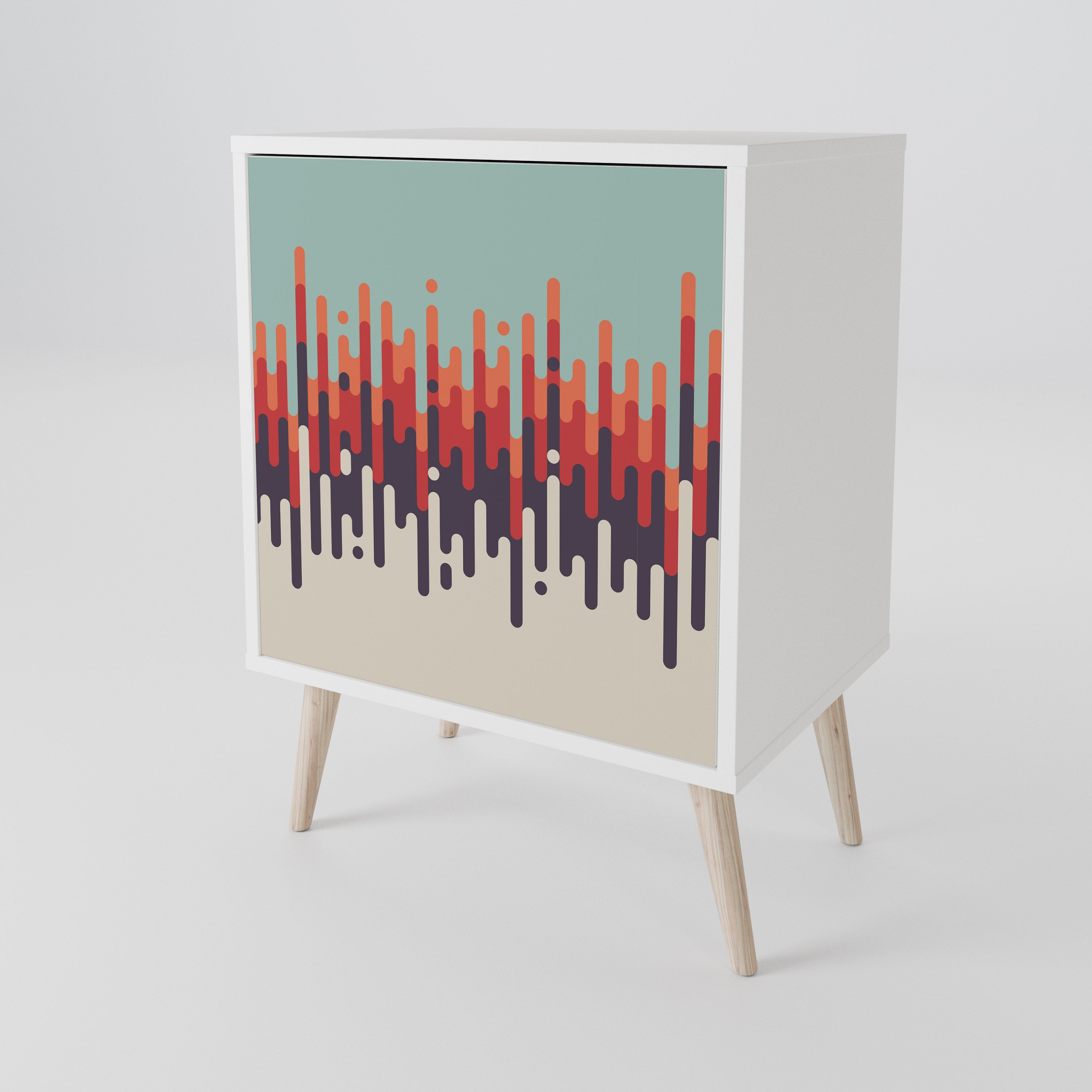 CHROMA CONTOURS 1-Door Sideboard