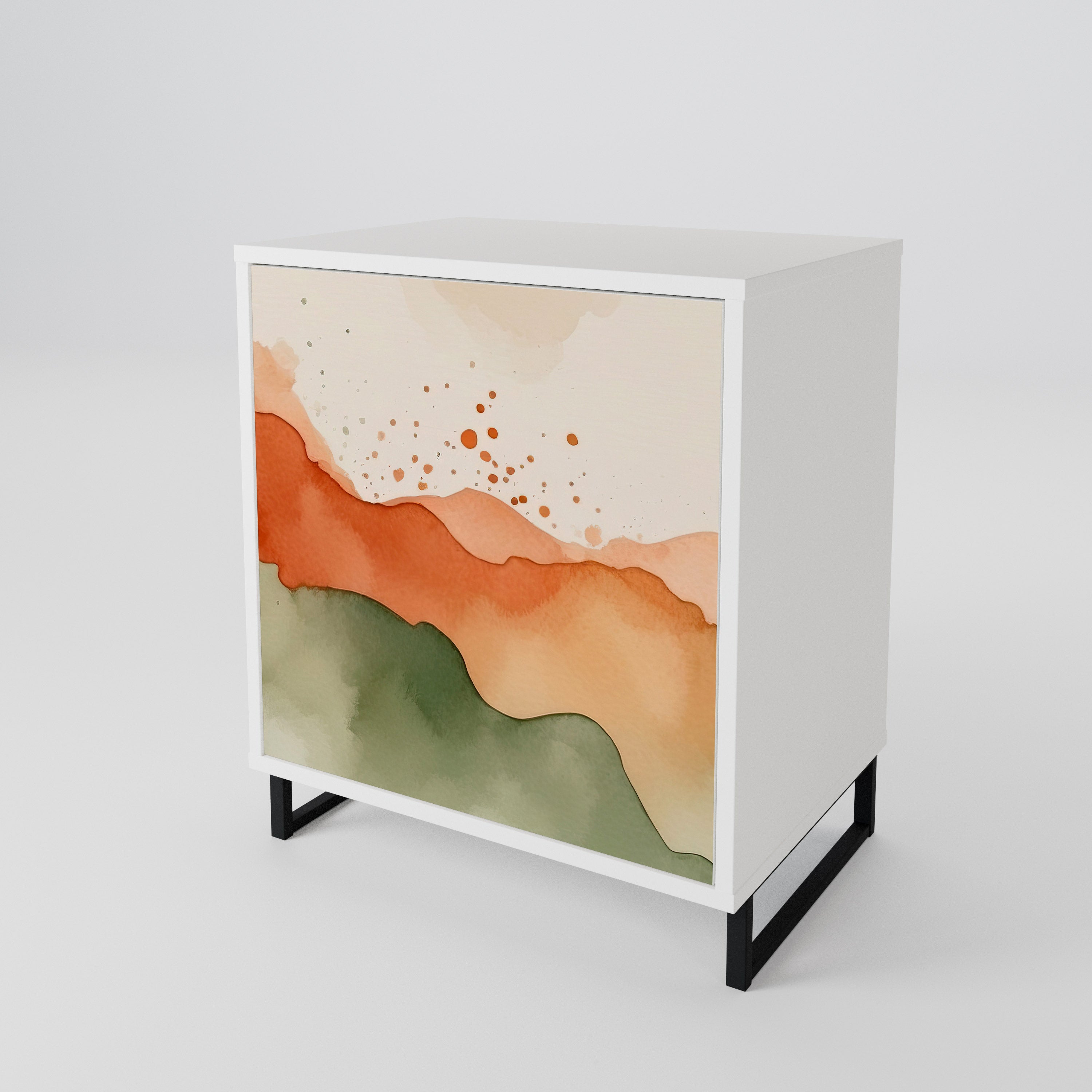 WATERCOLOUR PEAKS 1-Door Sideboard
