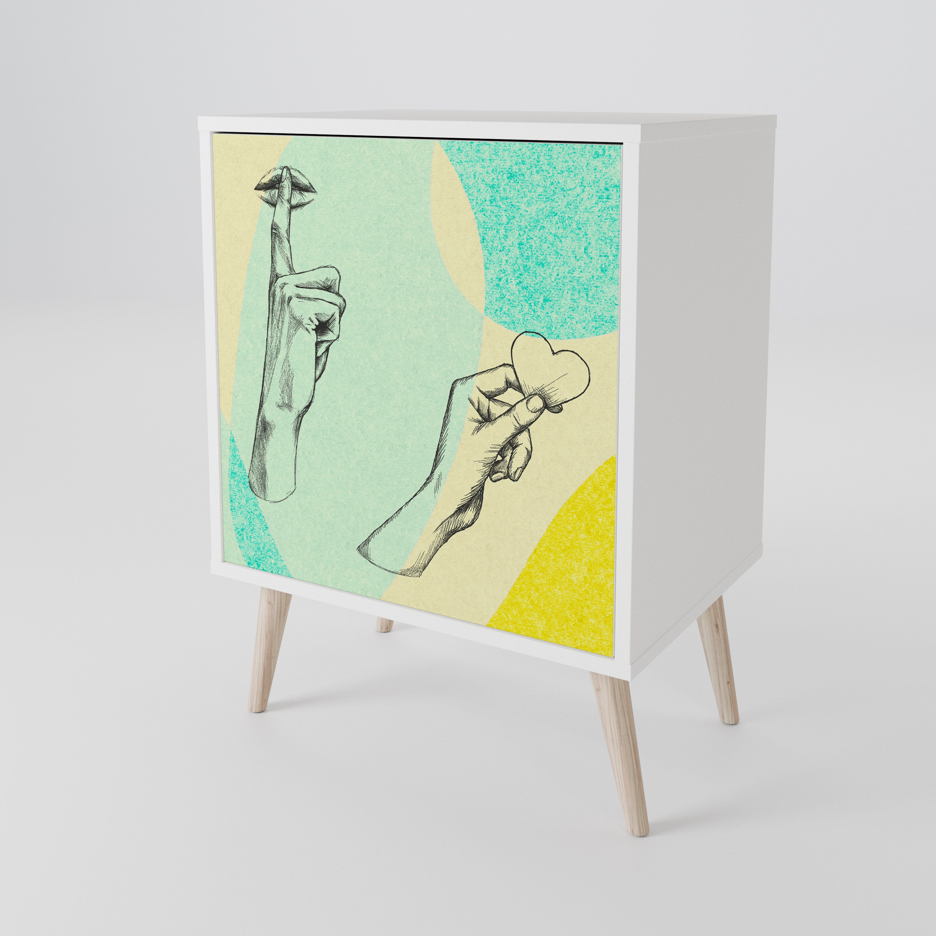 BODY LANGUAGE 1-Door Sideboard