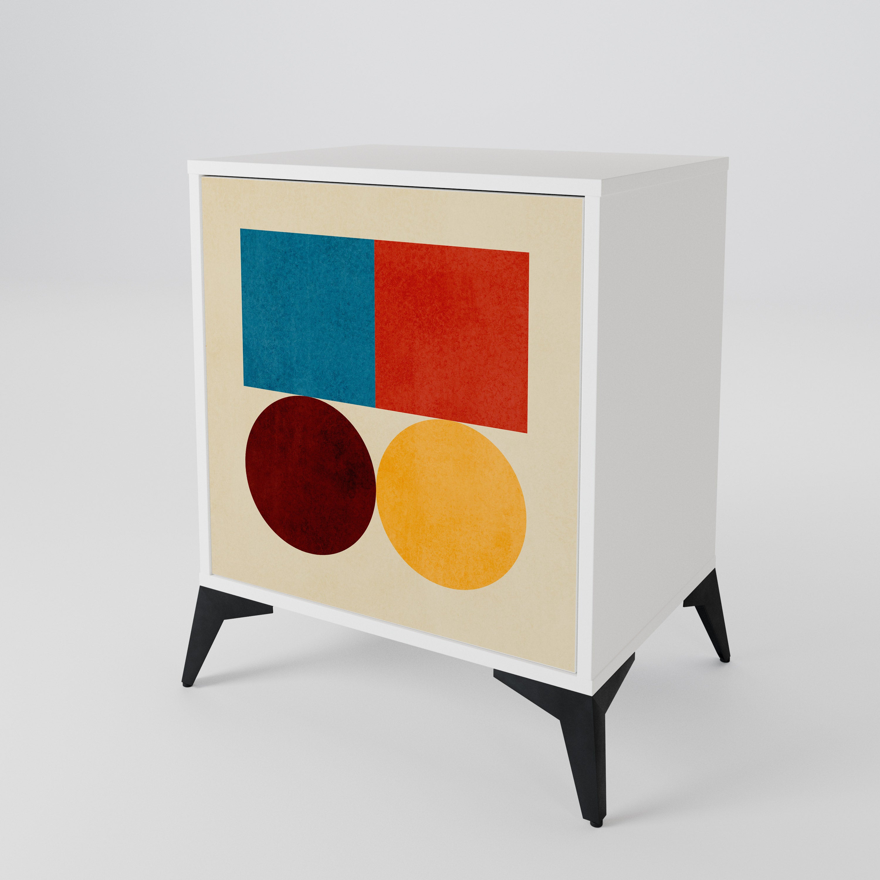 GEOMETRIC PUZZLE Skänk med en dörr