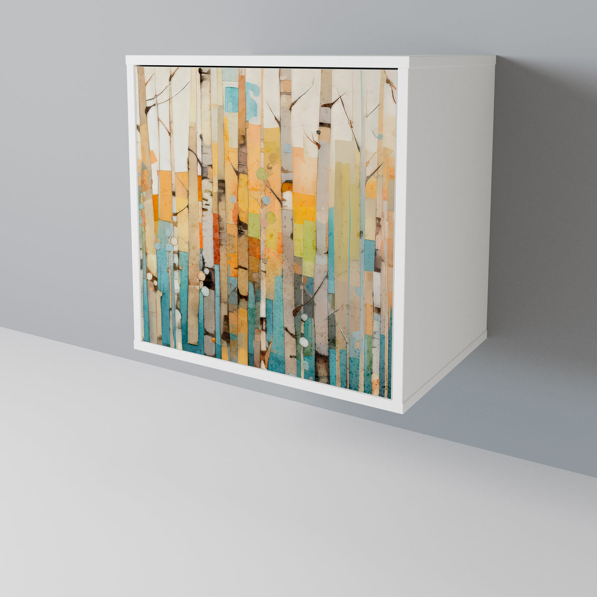 BIRCH KALEIDOSCOPE Skänk med en dörr