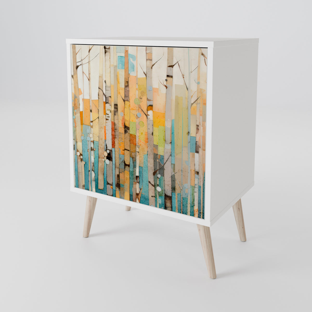 BIRCH KALEIDOSCOPE Skänk med en dörr
