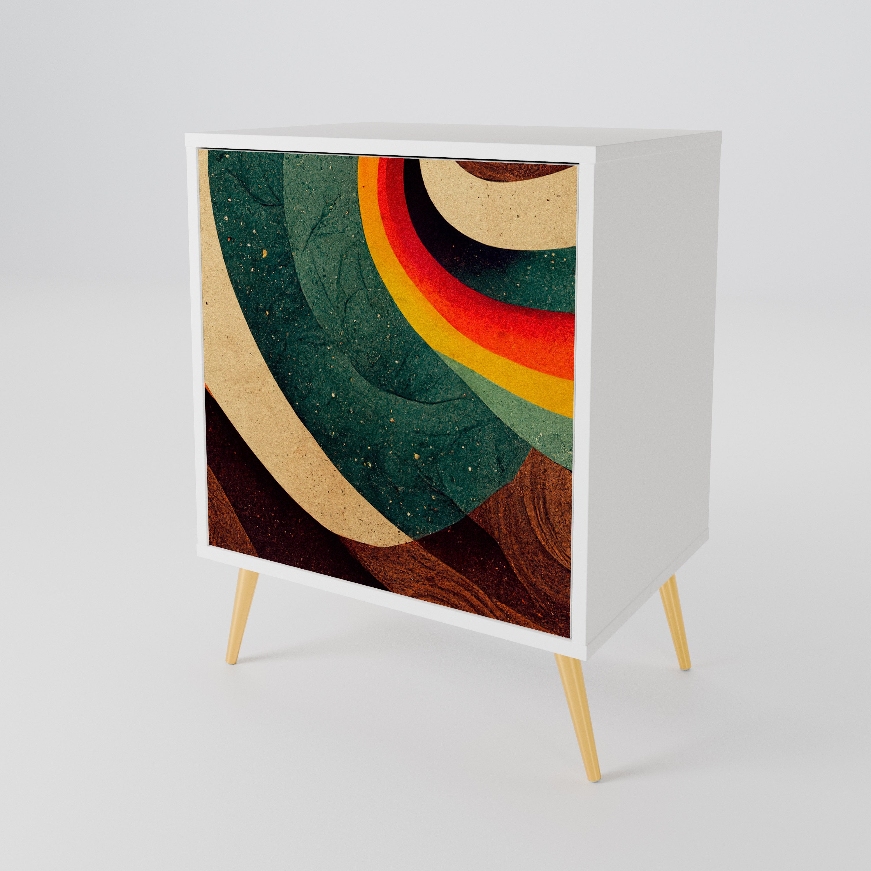 COLORFUL STRANDS 1-Door Sideboard
