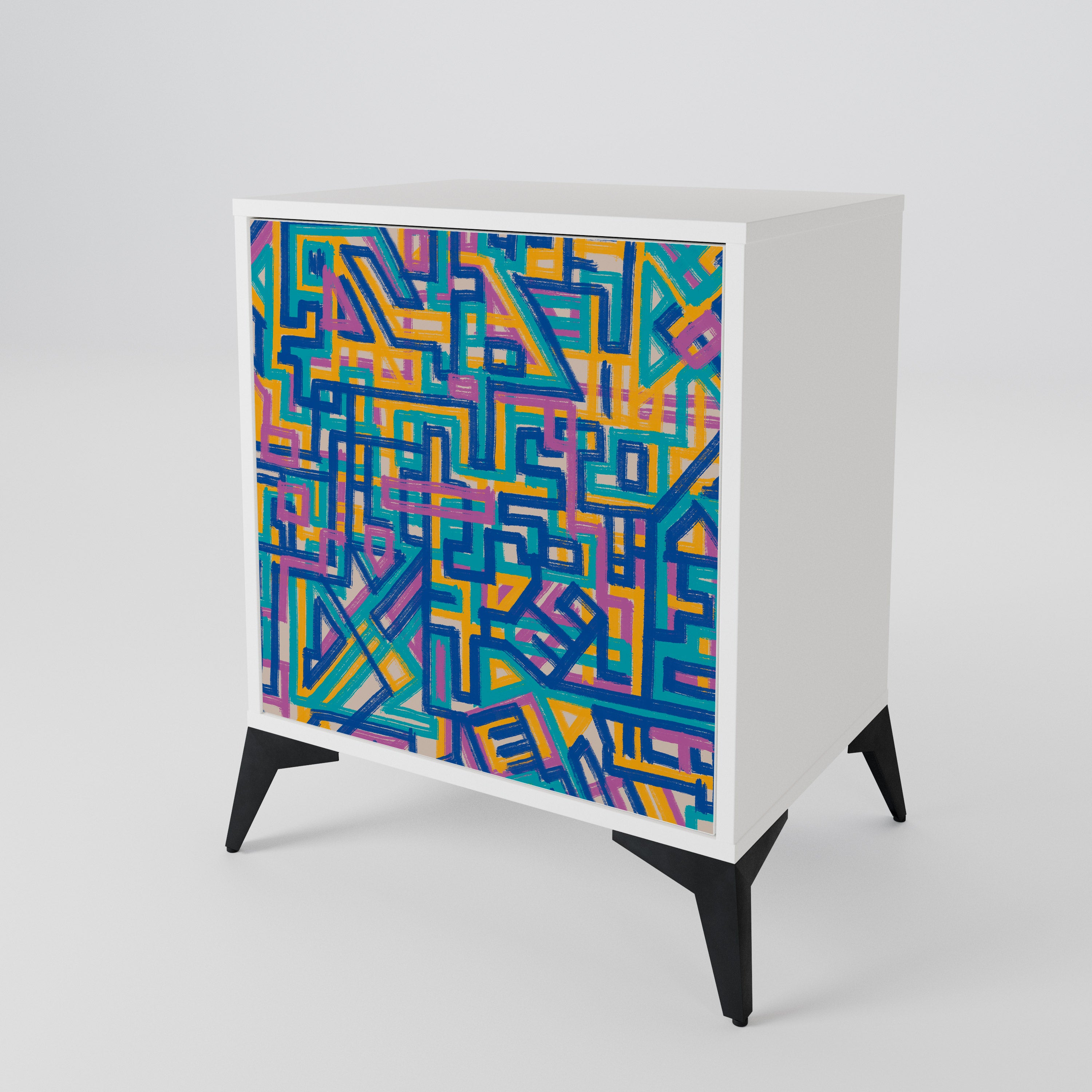 MEMORIES MAP 1-Door Sideboard