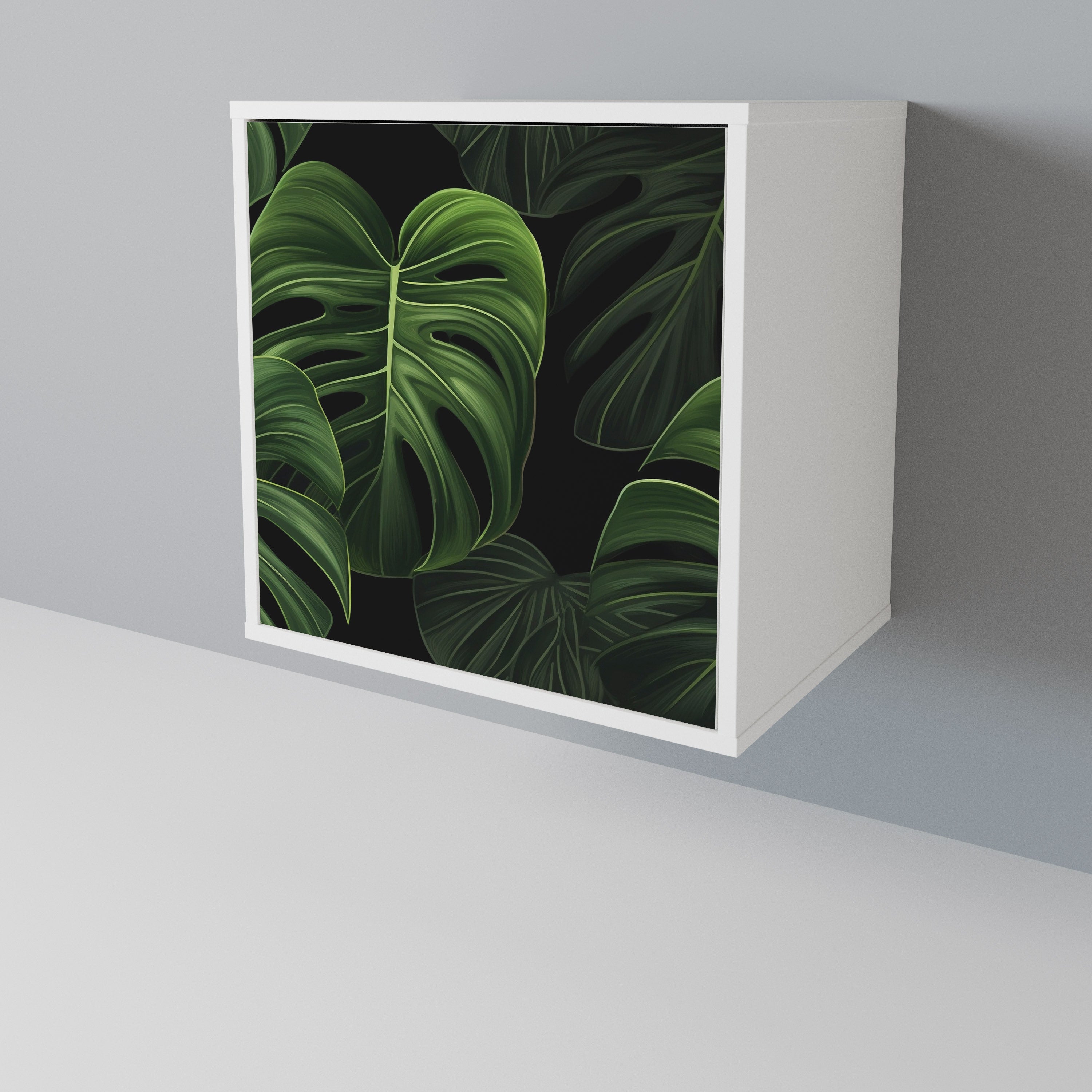 INFINITE MONSTERA Skänk med en dörr