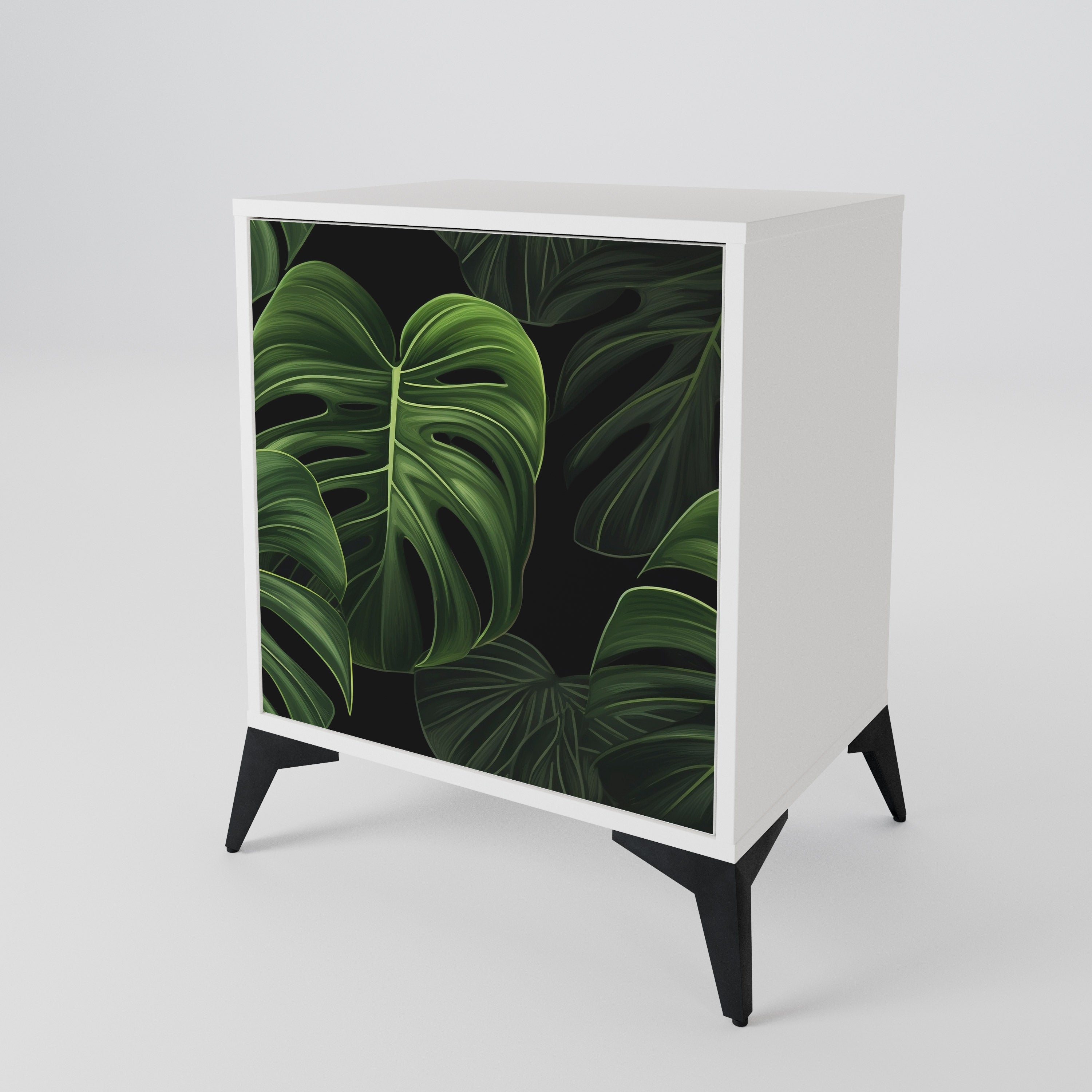 INFINITE MONSTERA Skänk med en dörr