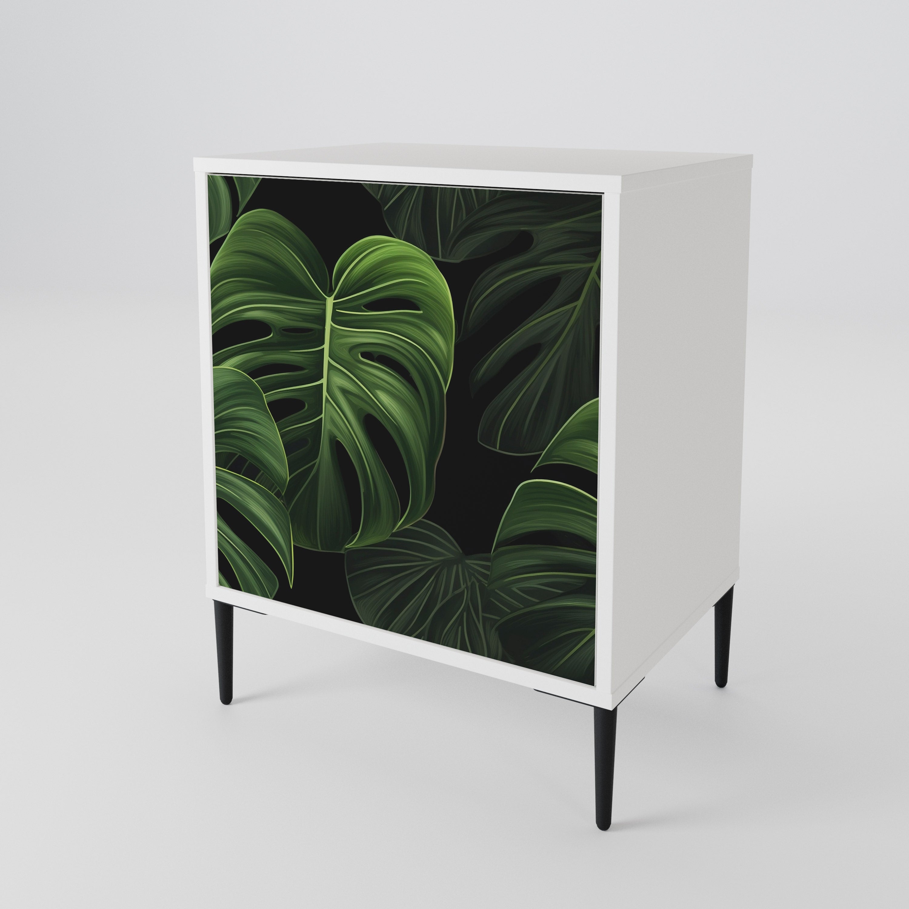 INFINITE MONSTERA Skänk med en dörr