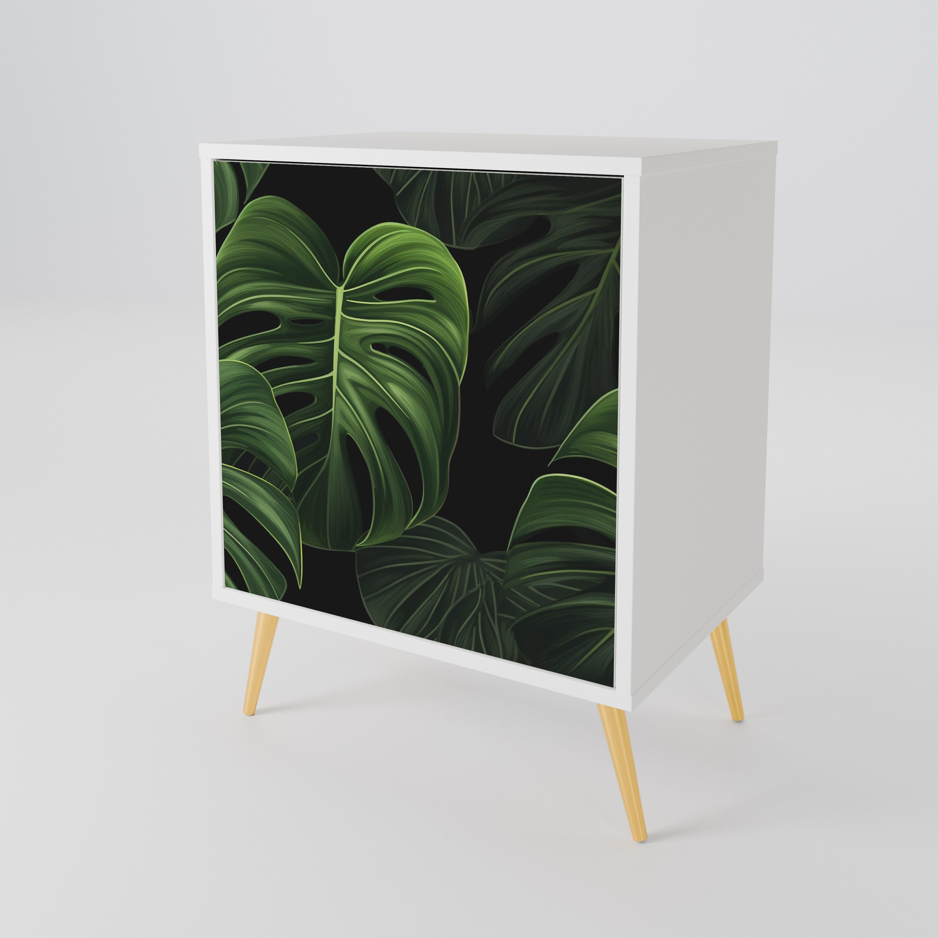 INFINITE MONSTERA Skänk med en dörr