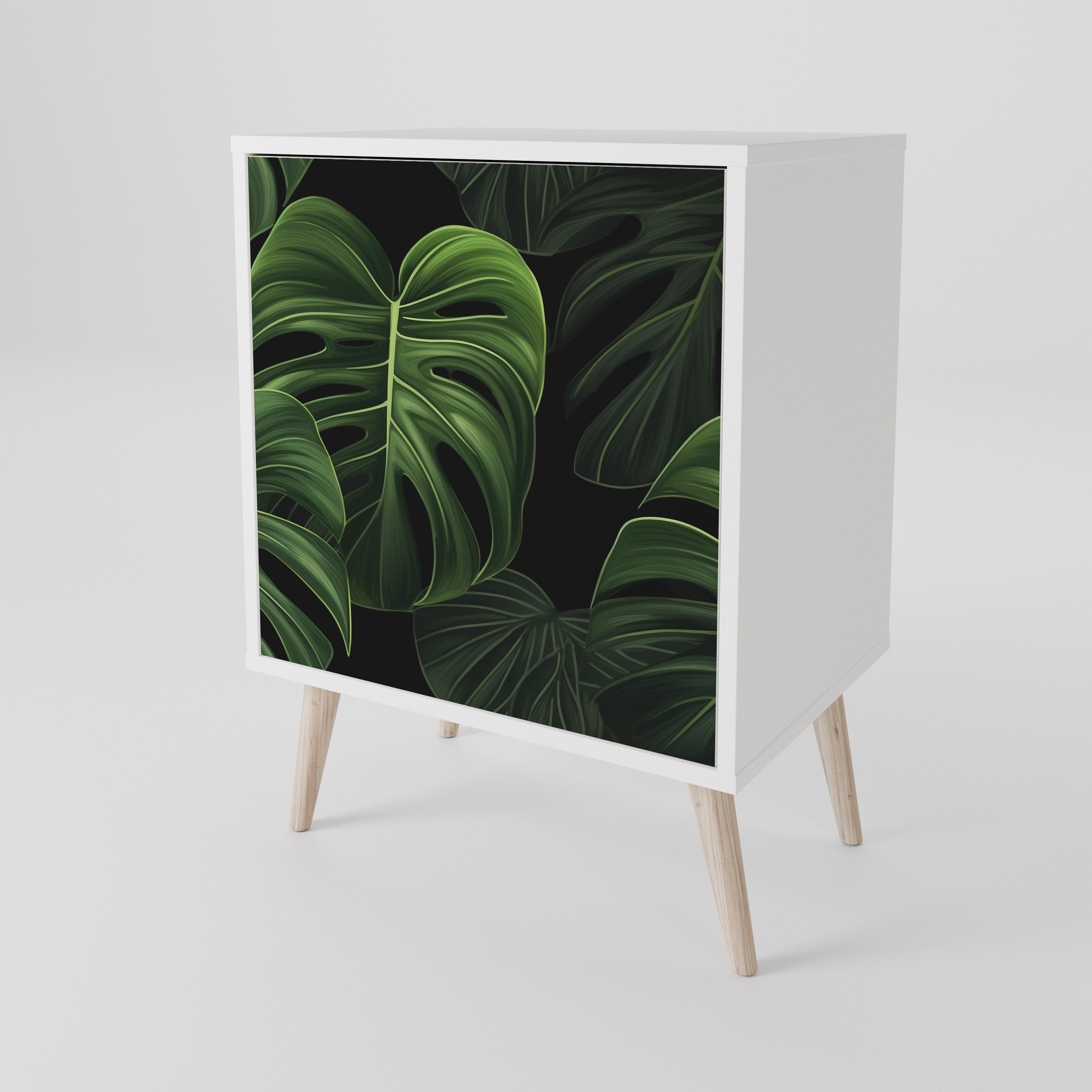 INFINITE MONSTERA Skänk med en dörr
