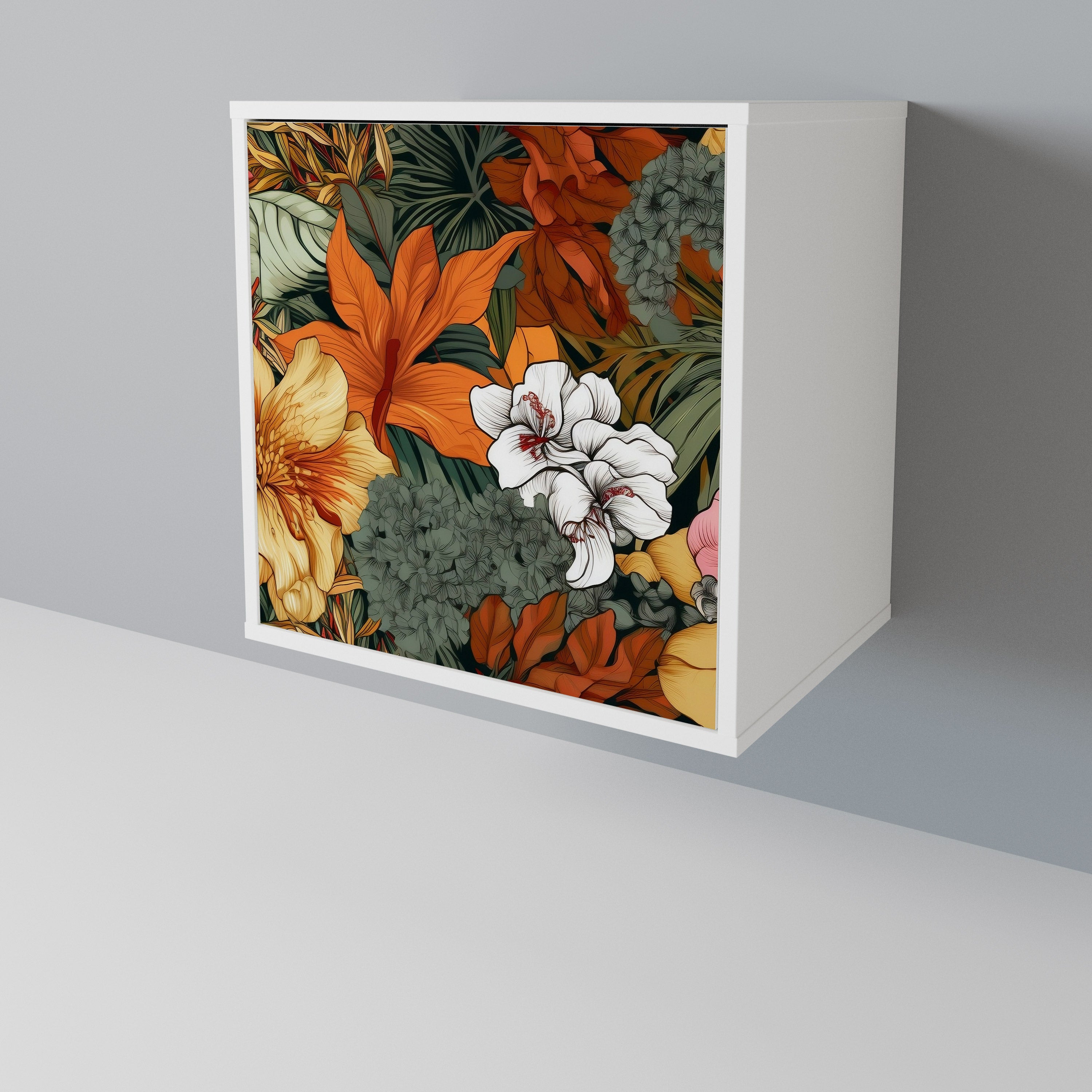 RADIANT FLORA Skänk med en dörr
