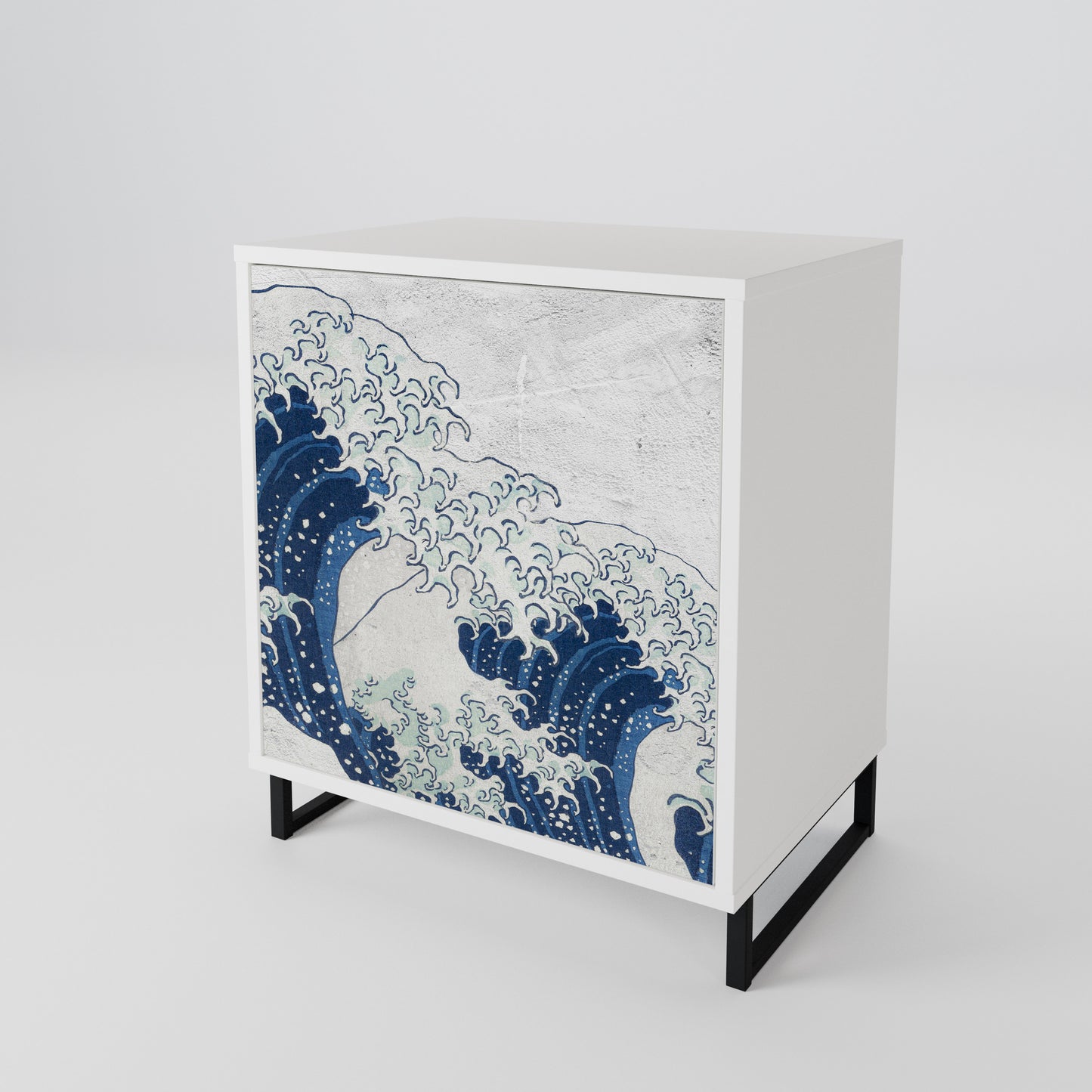 THE GREAT WAVE AT KANAGAWA 1-Door Sideboard