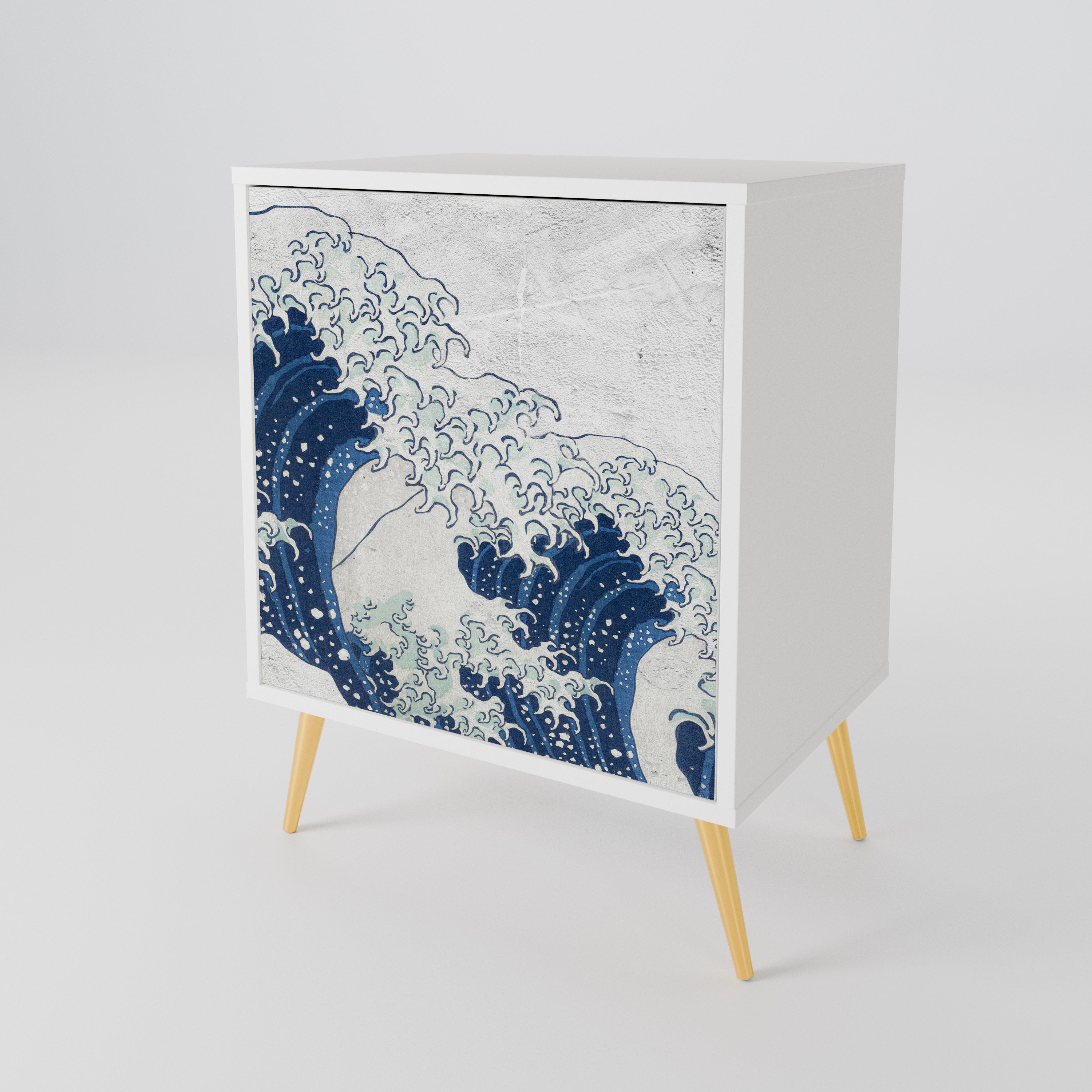 THE GREAT WAVE AT KANAGAWA Skänk med en dörr