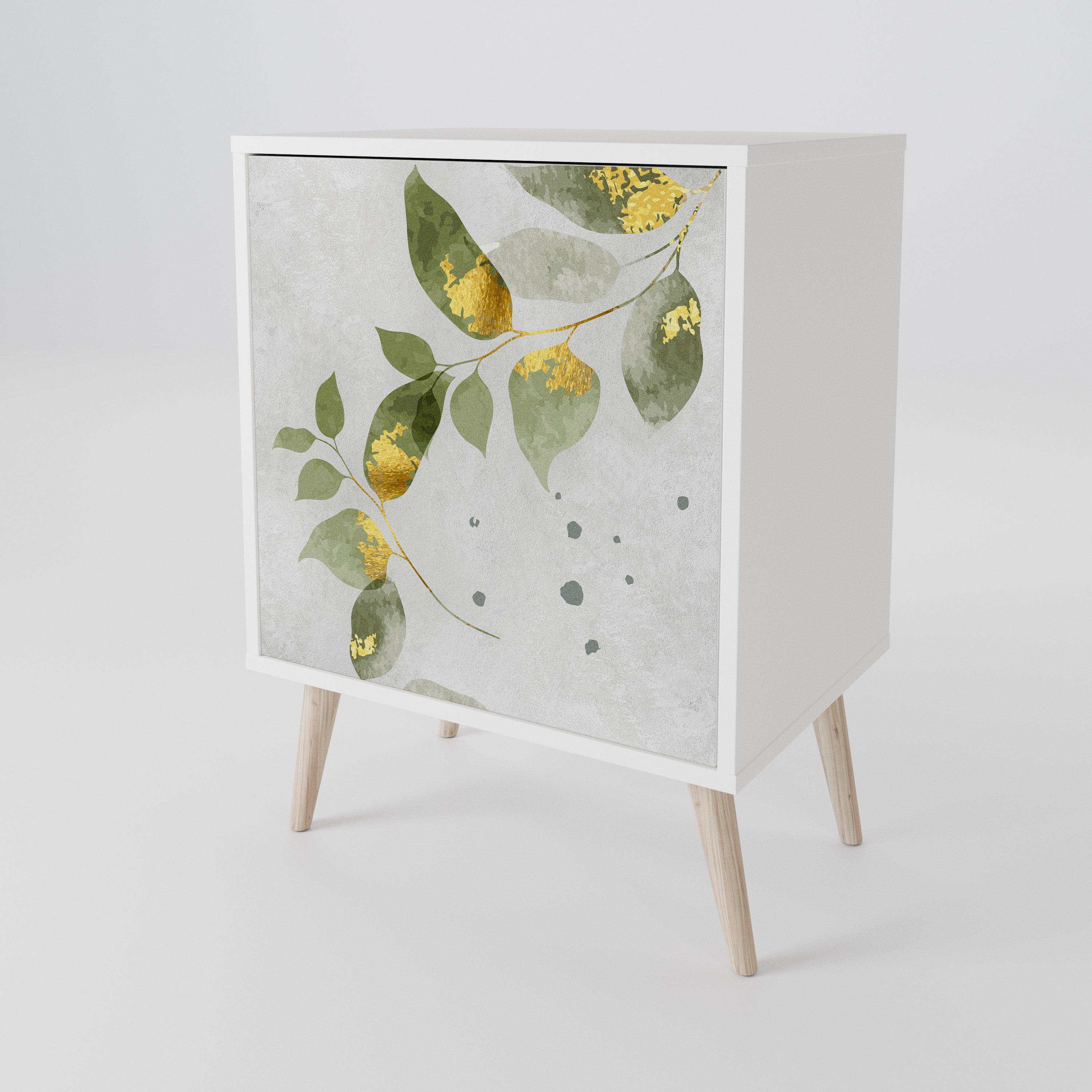 ELEGANT BOTANICS Skänk med en dörr