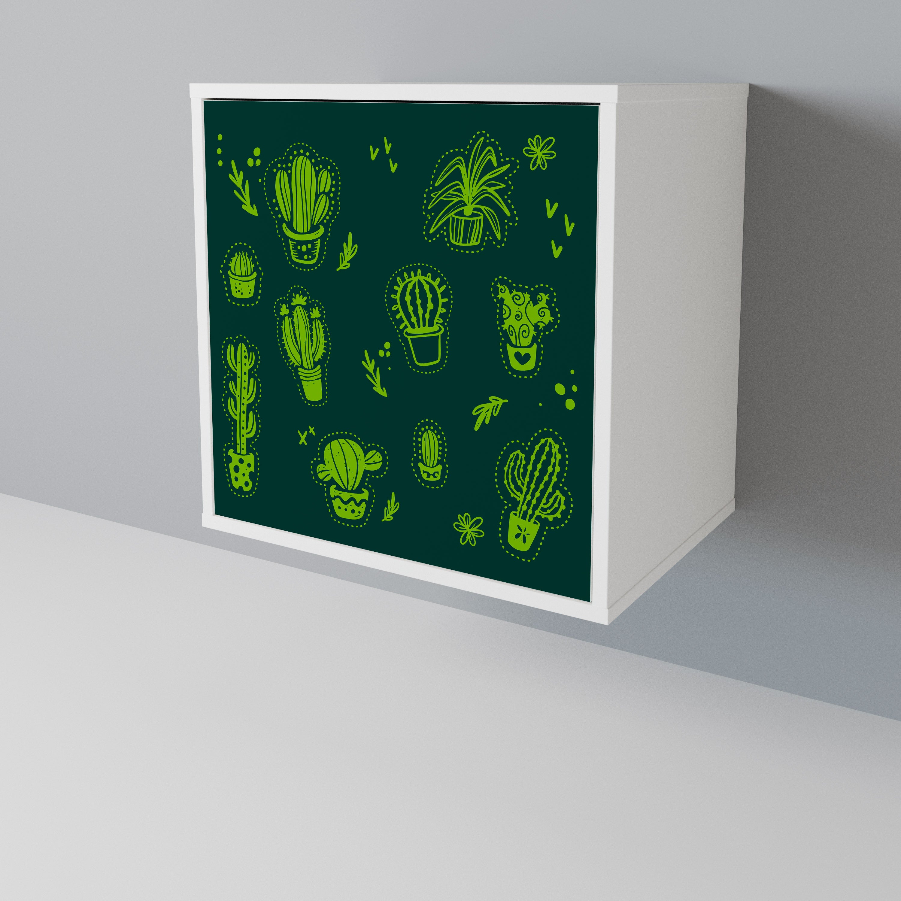 DESERT GREEN Skänk med en dörr
