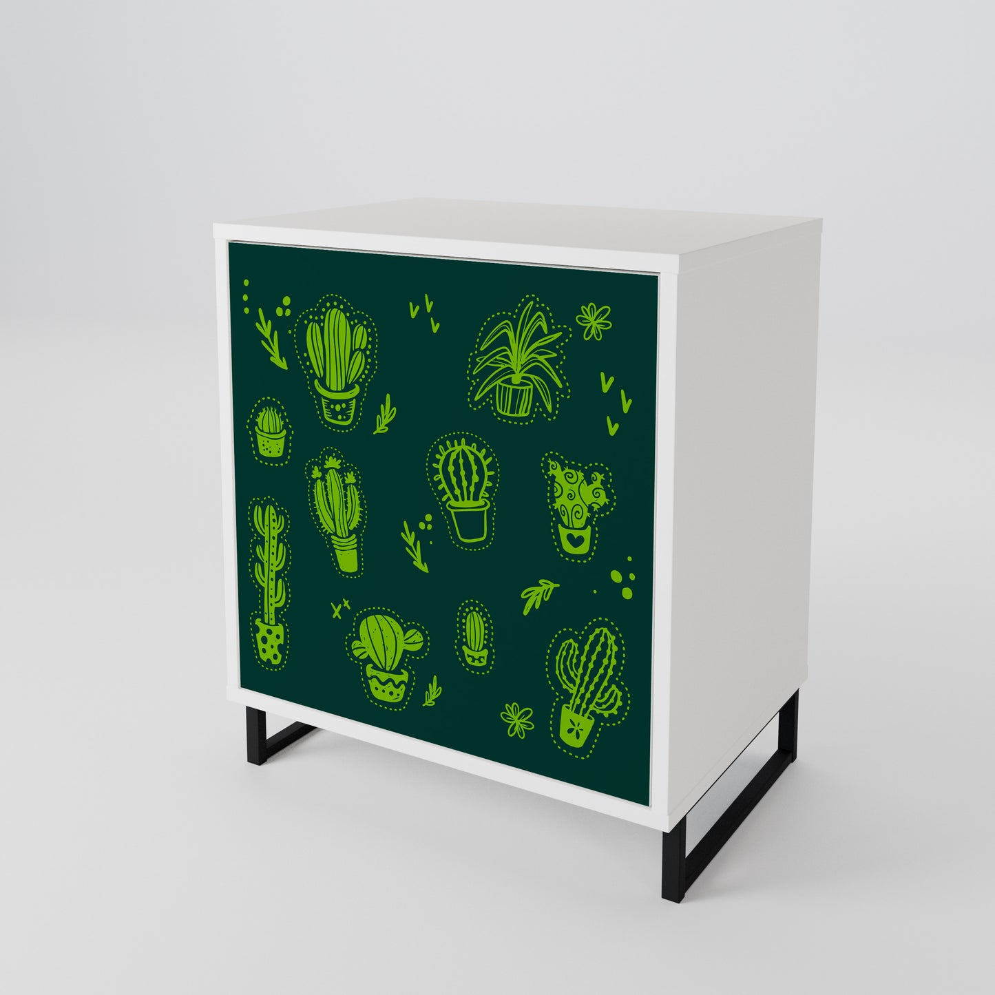 DESERT GREEN Skänk med en dörr