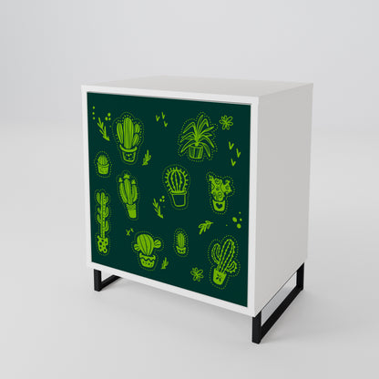 DESERT GREEN Skänk med en dörr