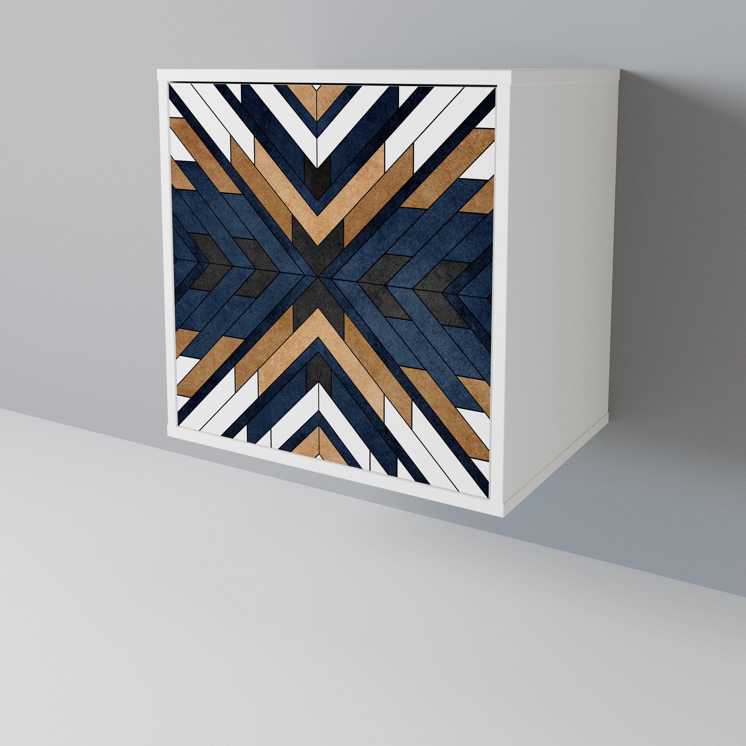 ARTFUL GEOMETRY Skänk med en dörr