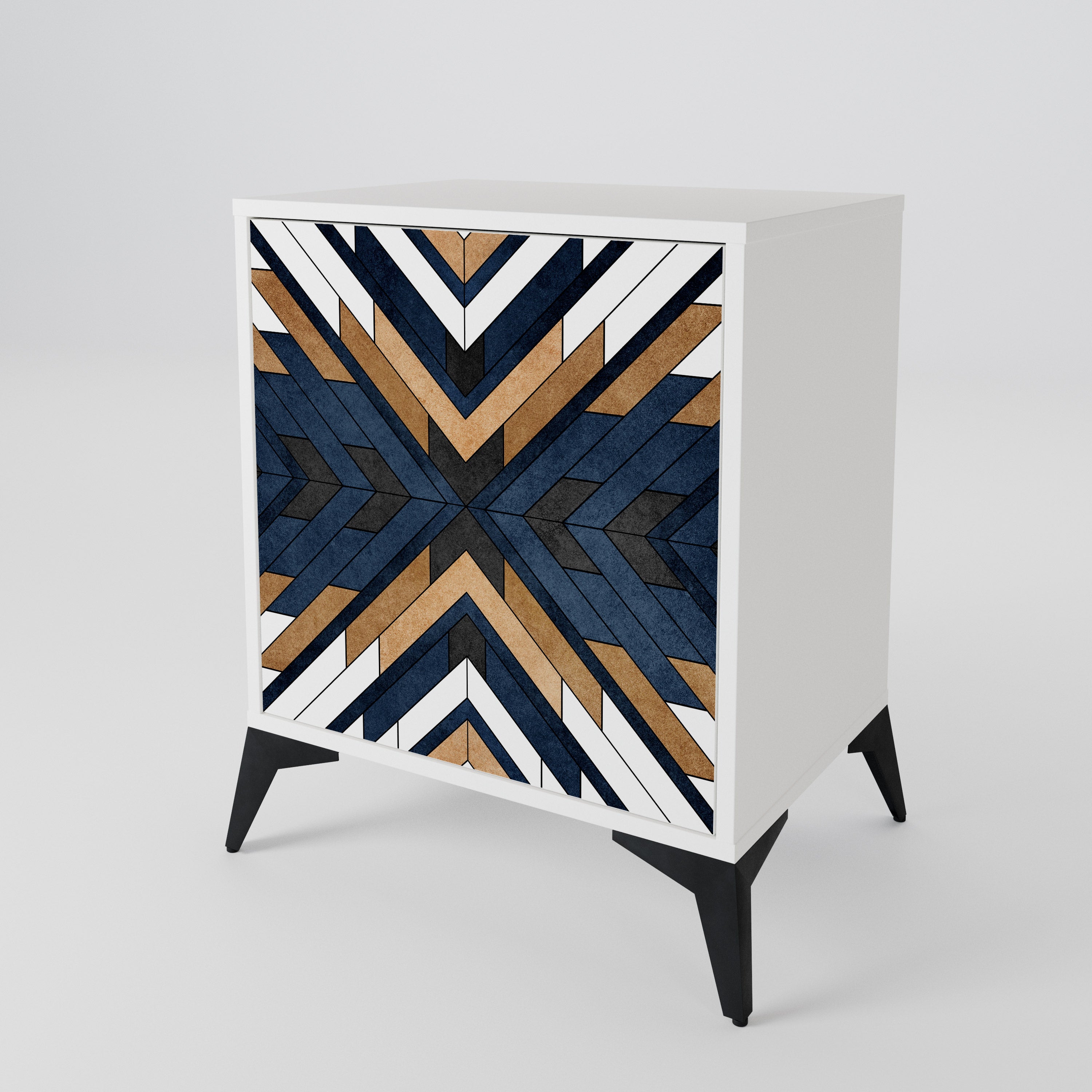 ARTFUL GEOMETRY Skänk med en dörr