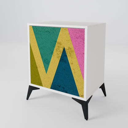 COLORFUL TRIANGLES 1-Door Sideboard