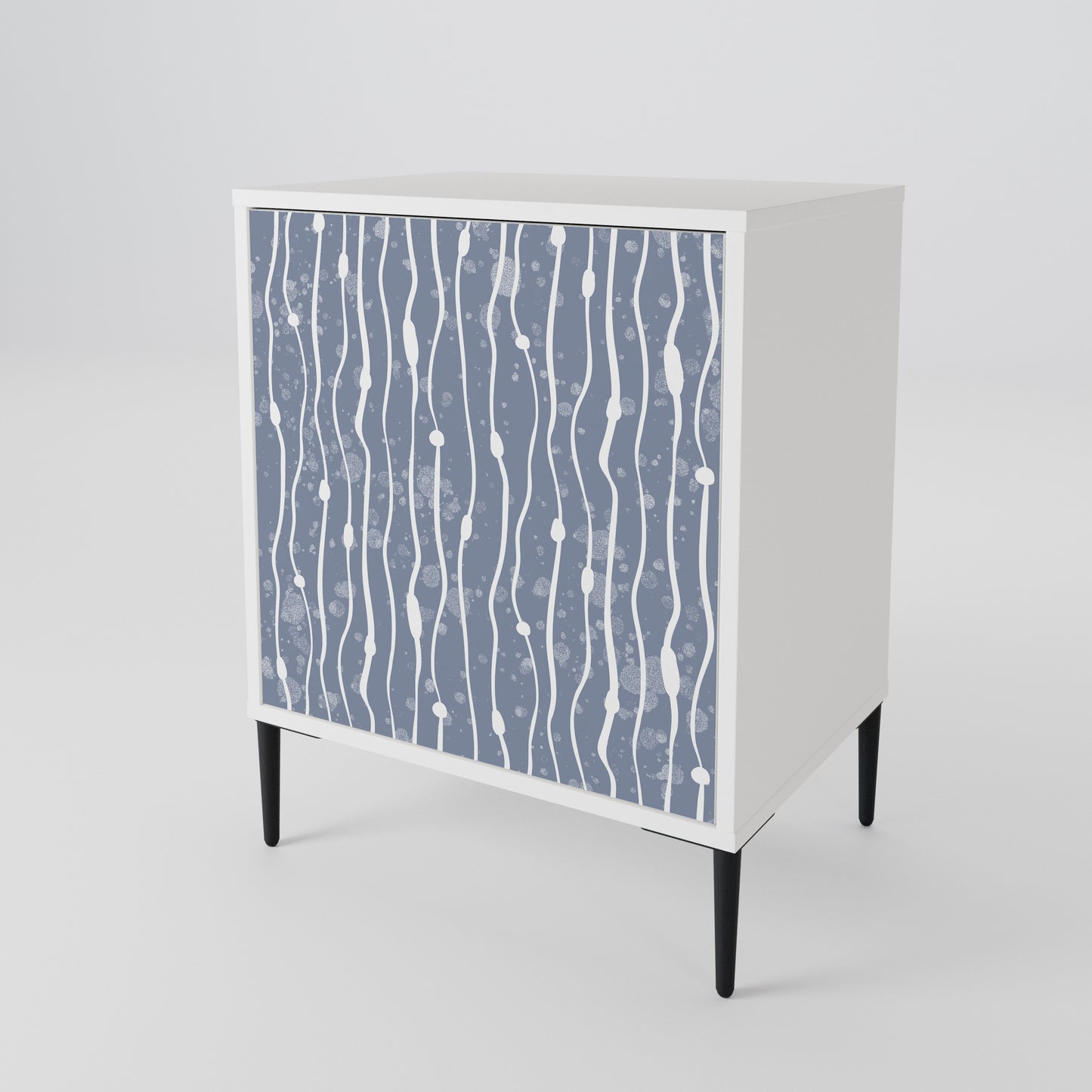GRAPHITE RAIN 1-Door Sideboard