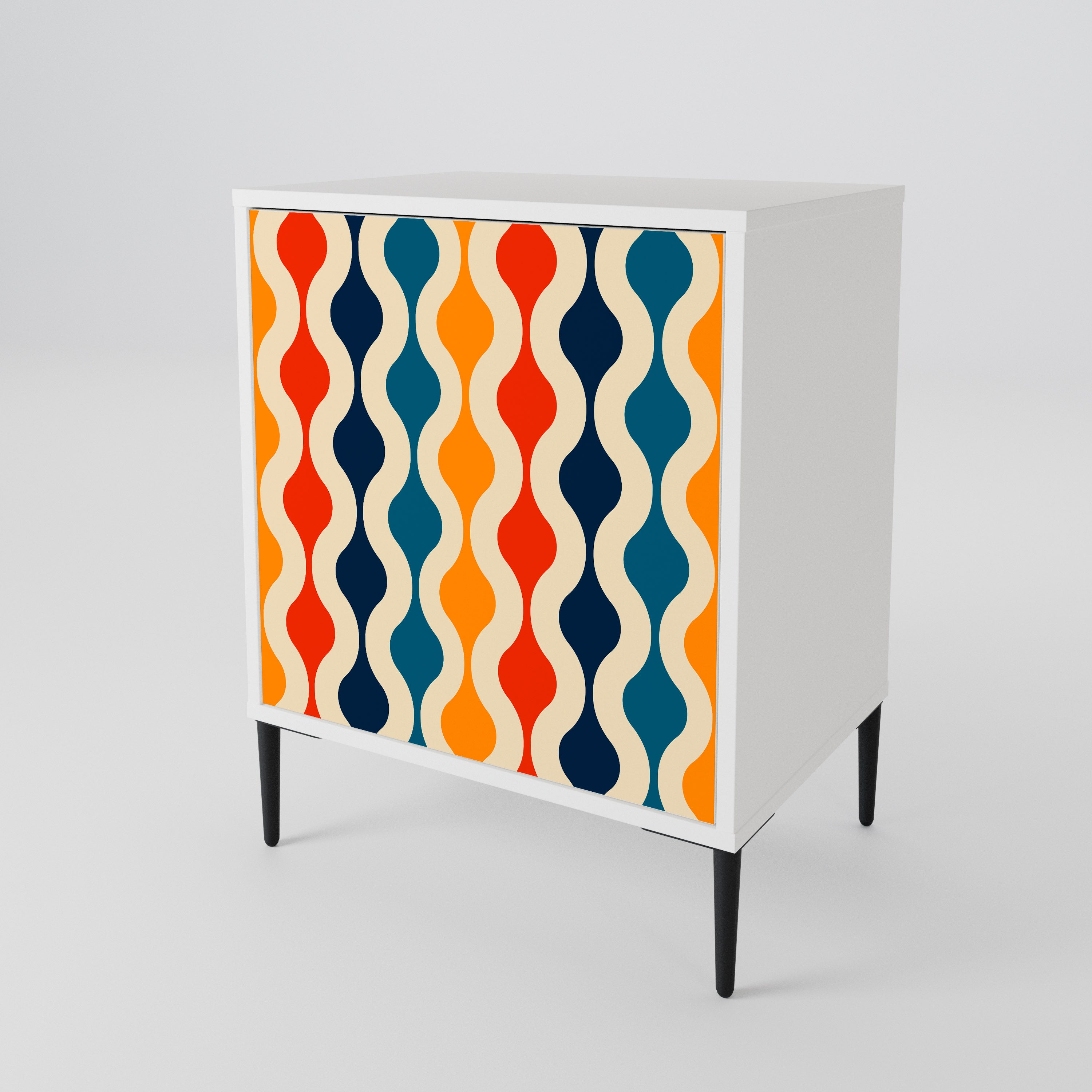 COLORFUL NOSTALGIA Skänk med en dörr