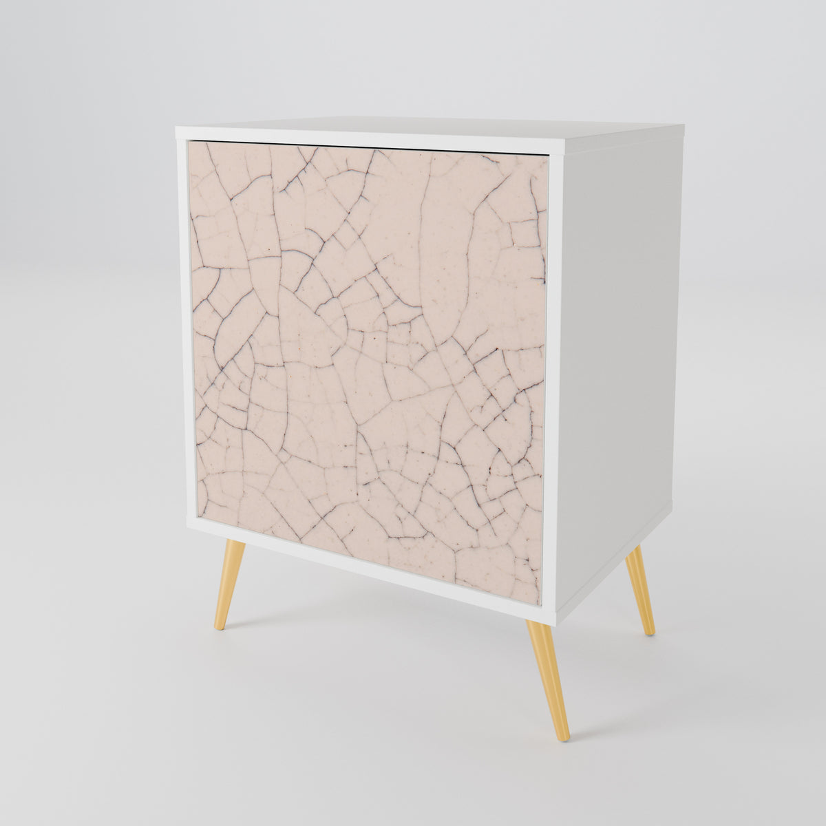 CERAMIC TEXTURE Skänk med en dörr
