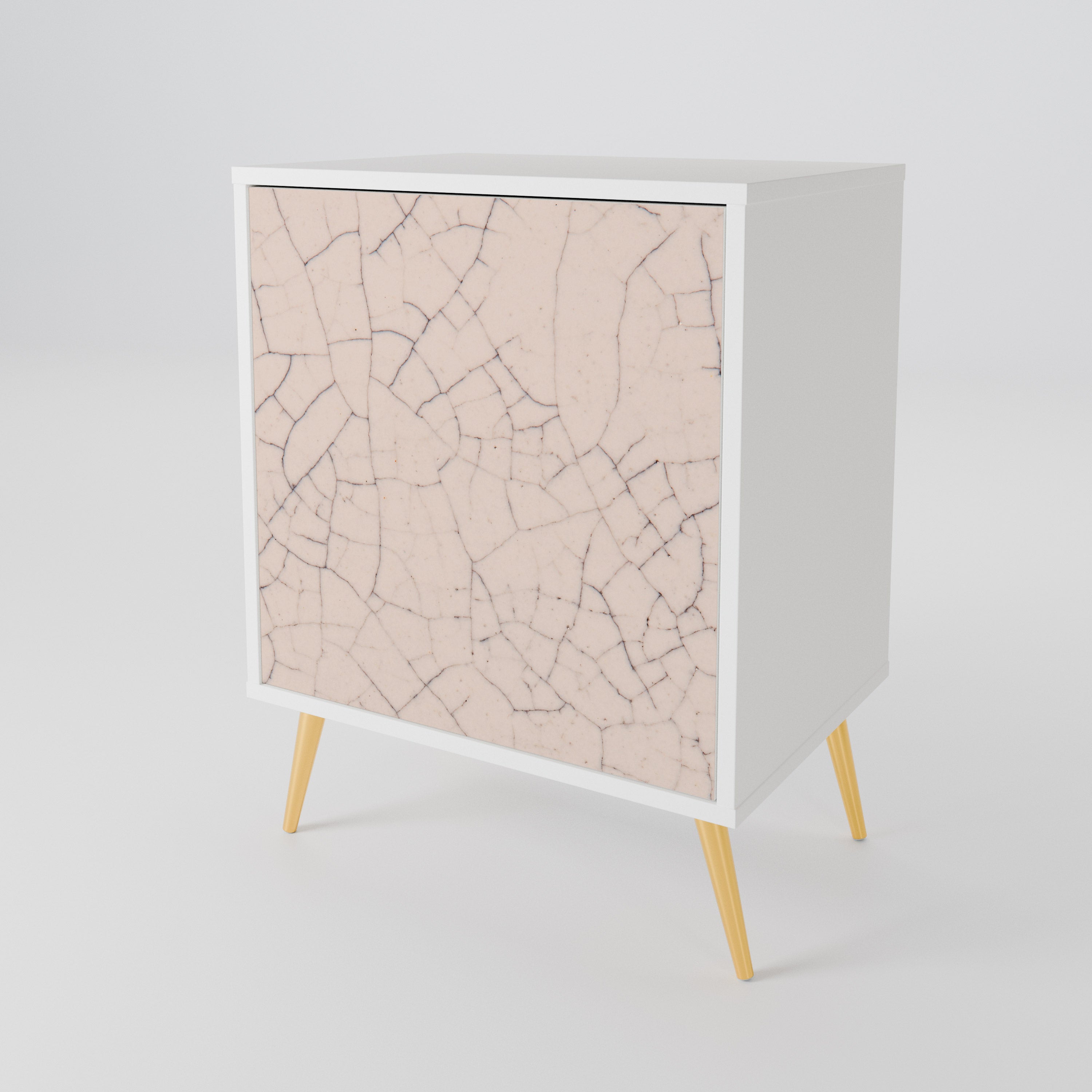 CERAMIC TEXTURE Skänk med en dörr
