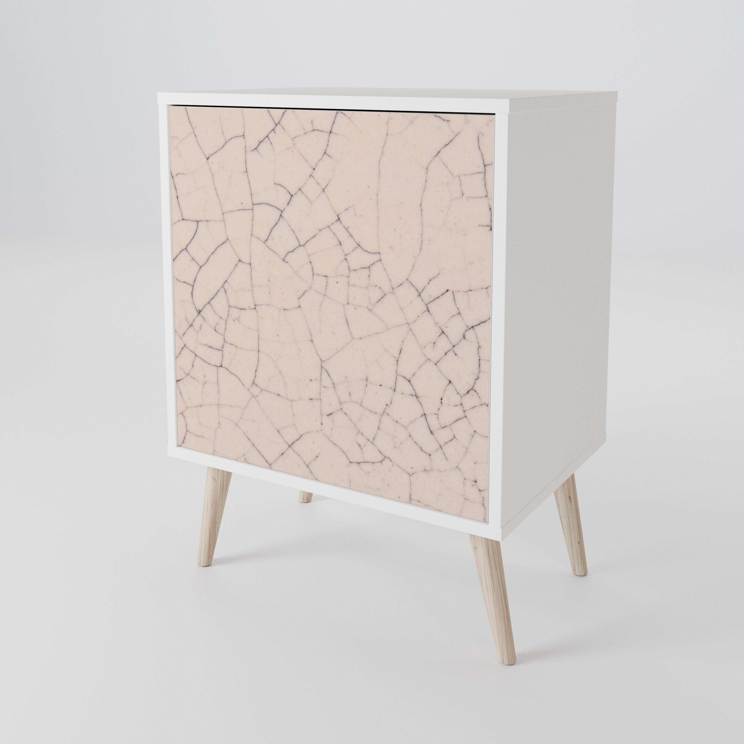 CERAMIC TEXTURE Skänk med en dörr