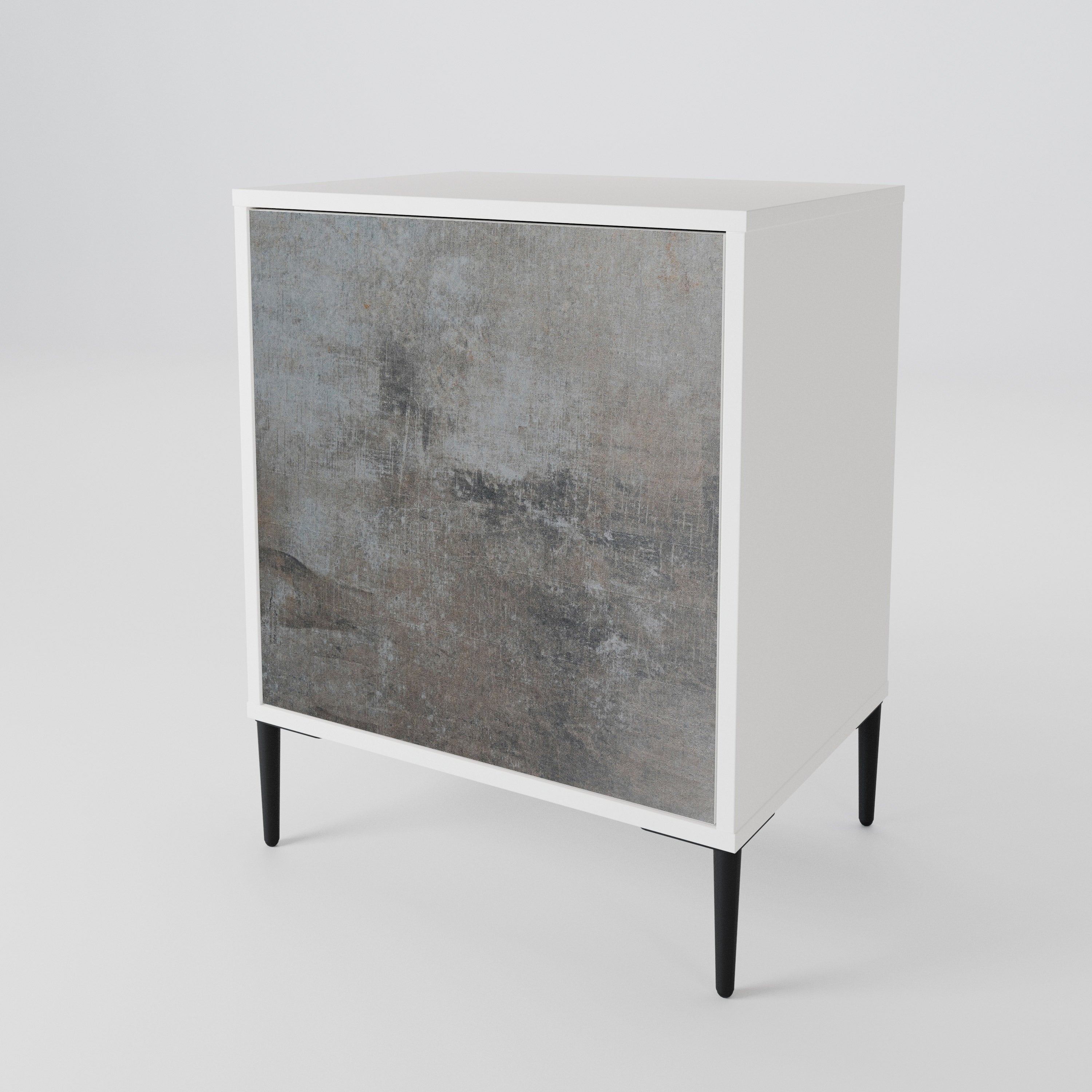 CONCRETE WALL Skänk med en dörr