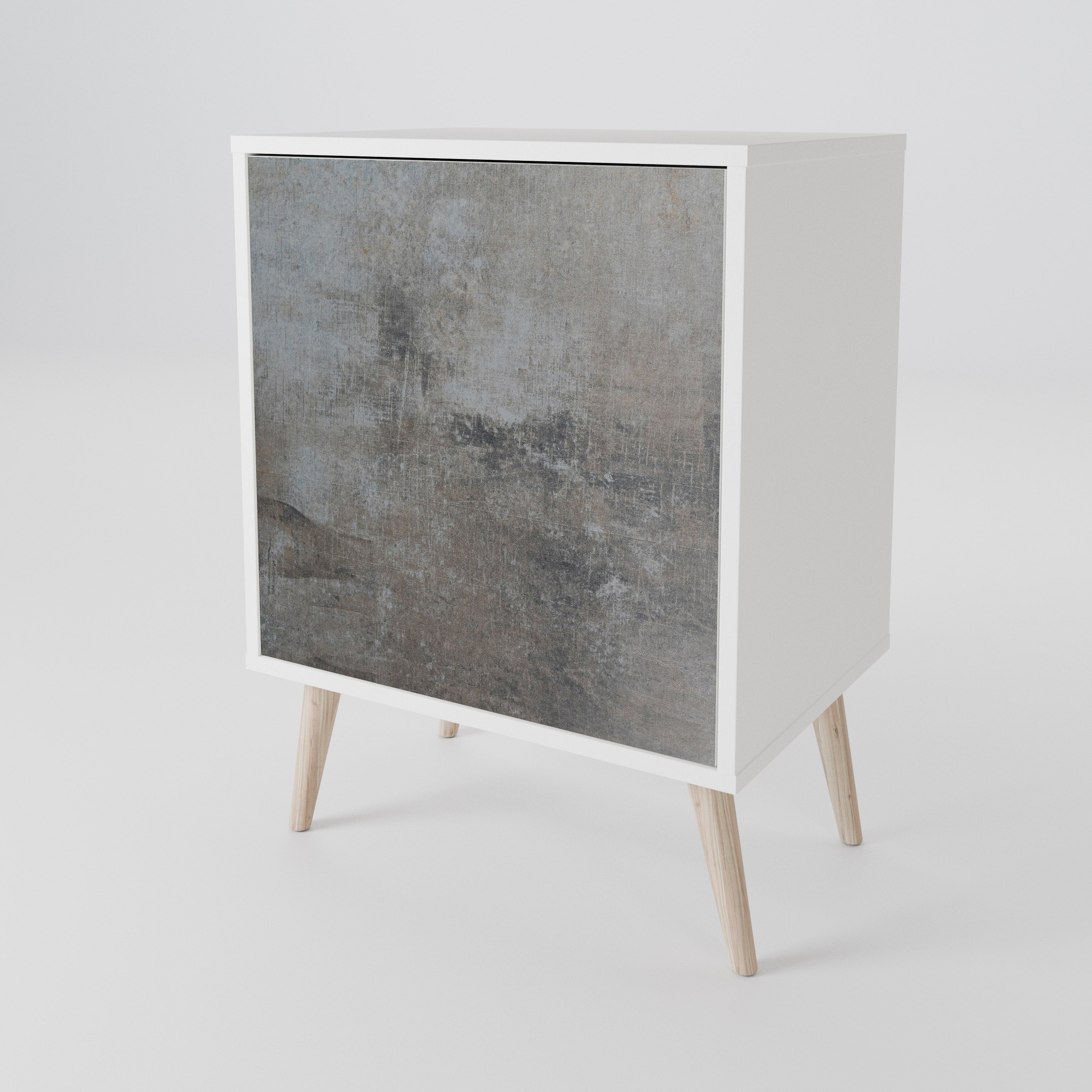 CONCRETE WALL Skänk med en dörr