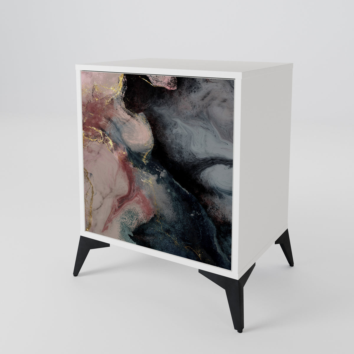 GILDED SWIRLS Skänk med en dörr