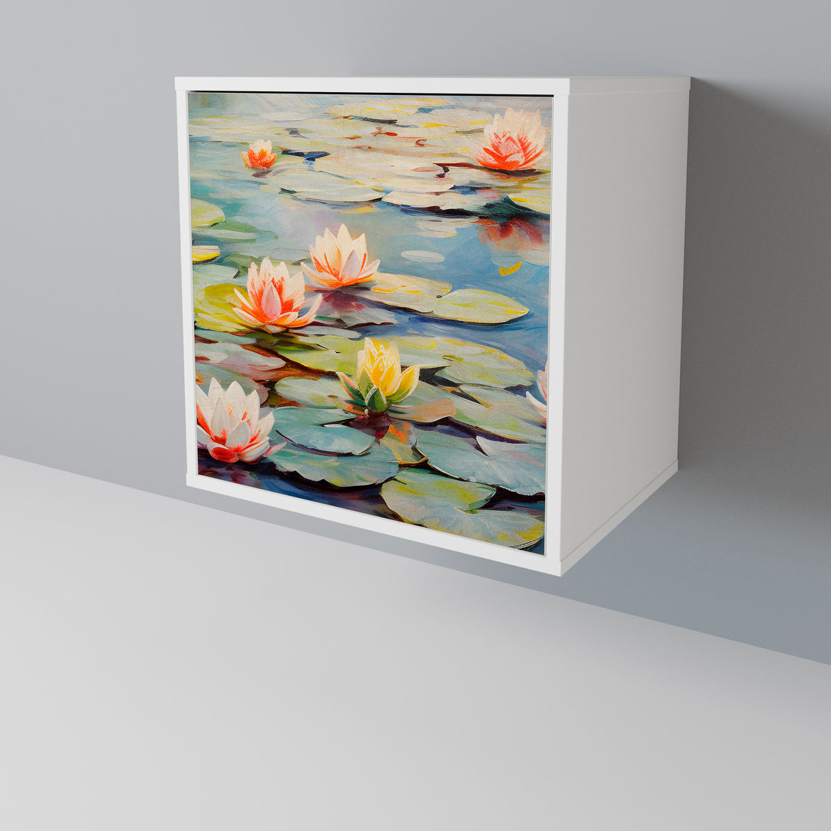 BLOOMING WATERS Skänk med en dörr
