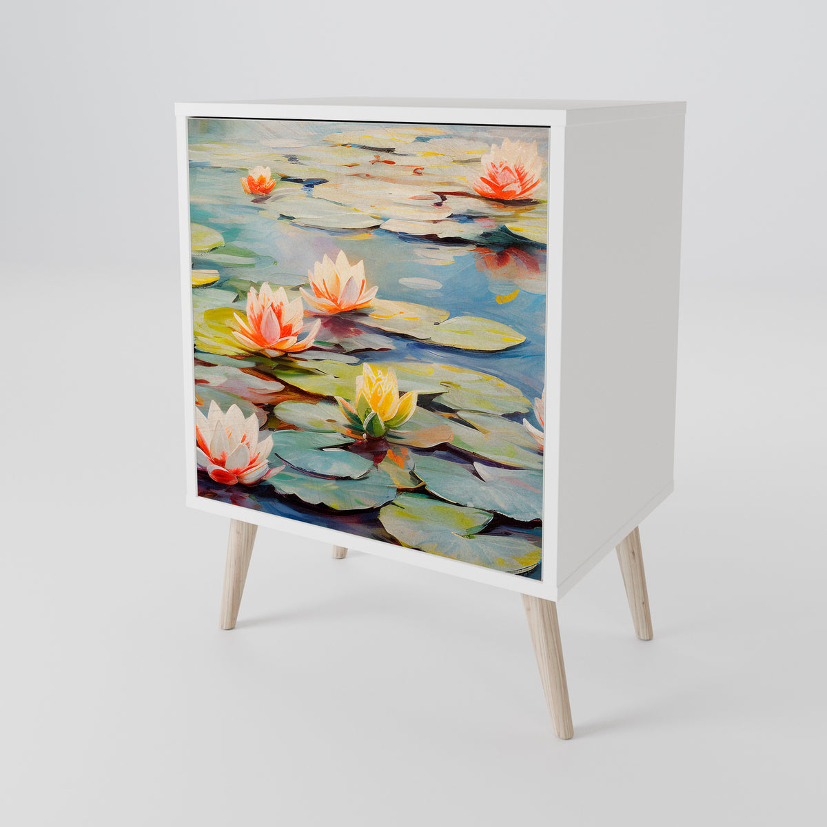 BLOOMING WATERS Skänk med en dörr